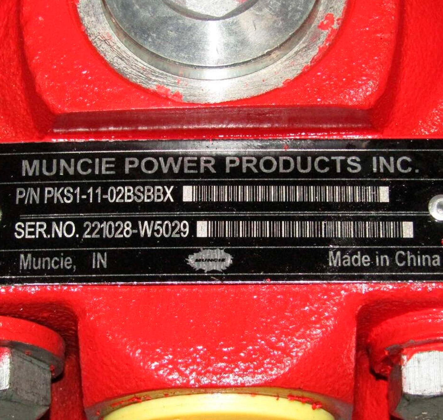 PKS1-11-02BSBB Genuine Muncie PK20 Series 13-Tooth Hydraulic Gear Pump