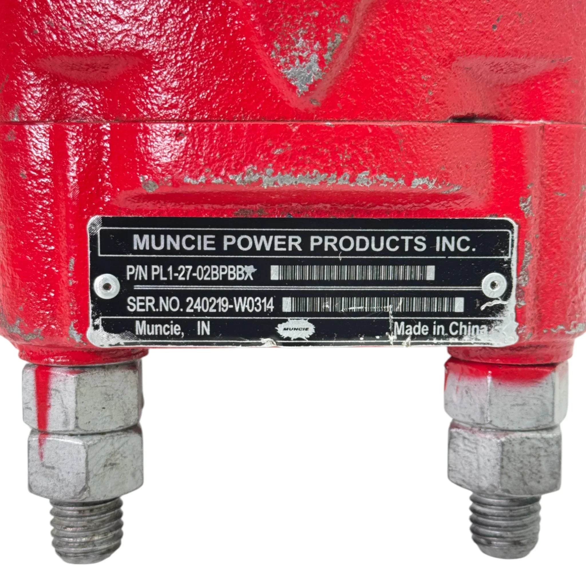 PL1-27-02BPBBX Genuine Muncie Hydraulic Gear Pump