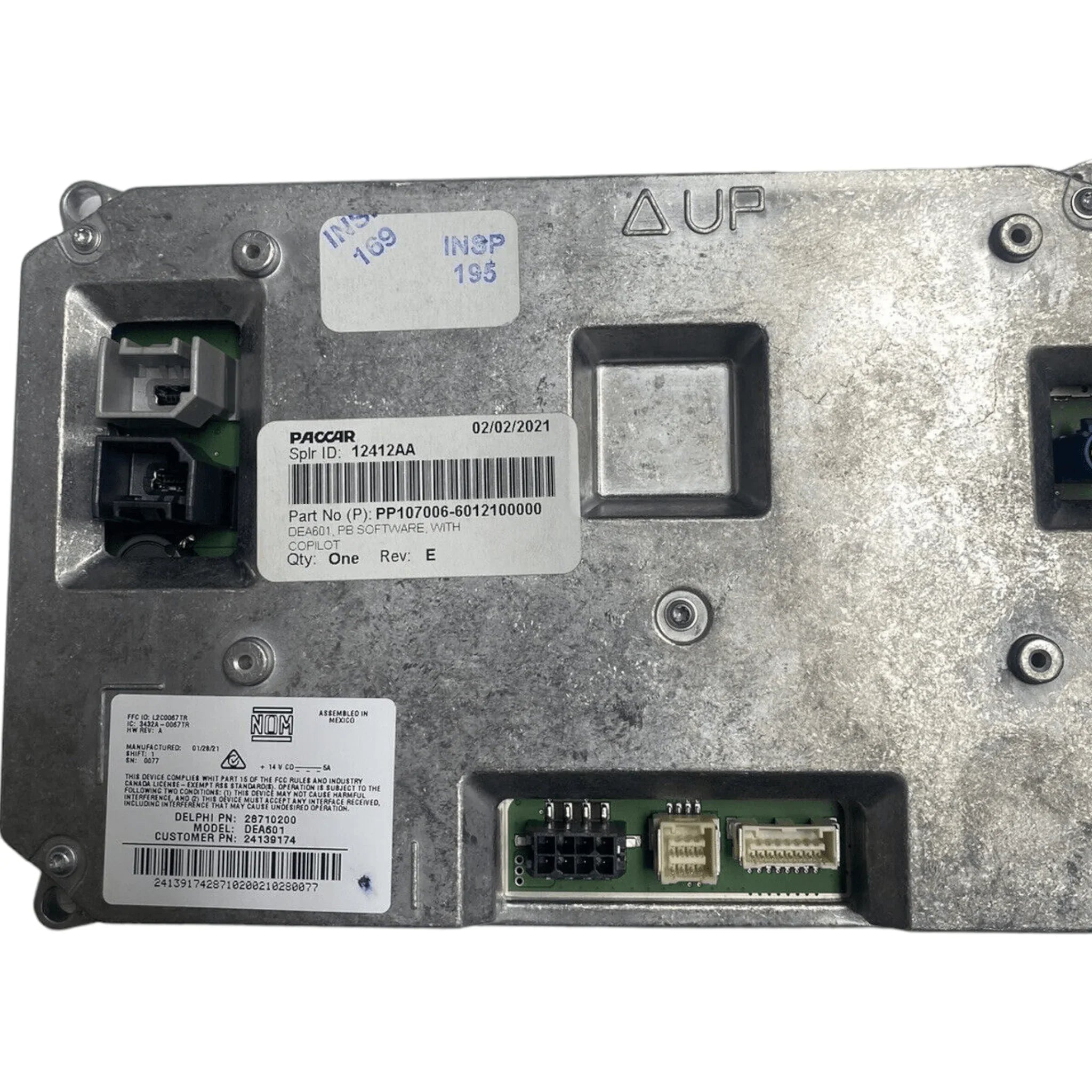 PP107006-6012100000 Genuine Paccar Display Touchscreen DEA601