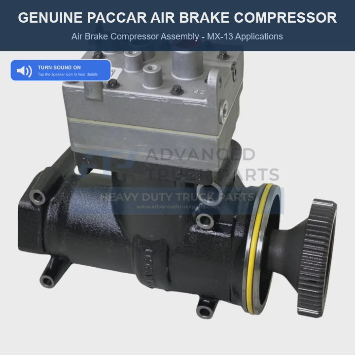 2139800PEX 2013-2020 Genuine PACCAR MX-13 Air Brake Compressor