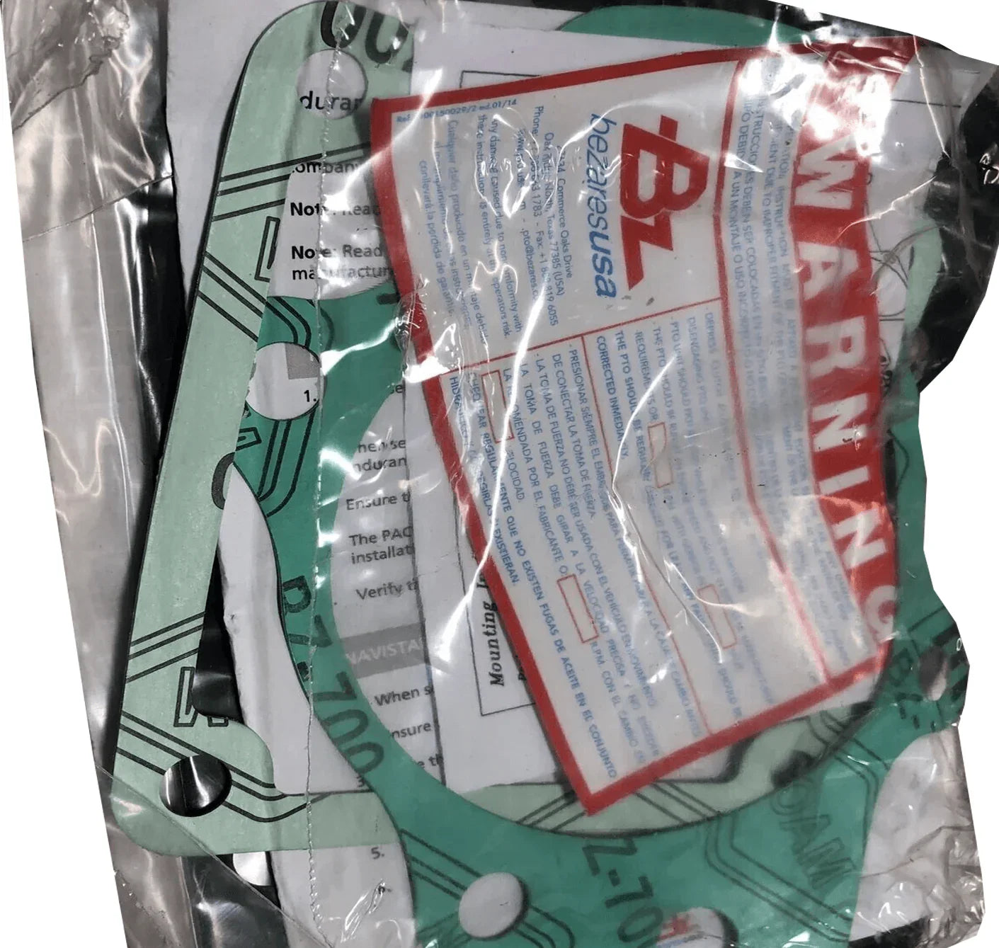 PT8510XJN751RK Bezares Heavy Duty Deep Mount Pneumatic Endurant 8510 PTO Series