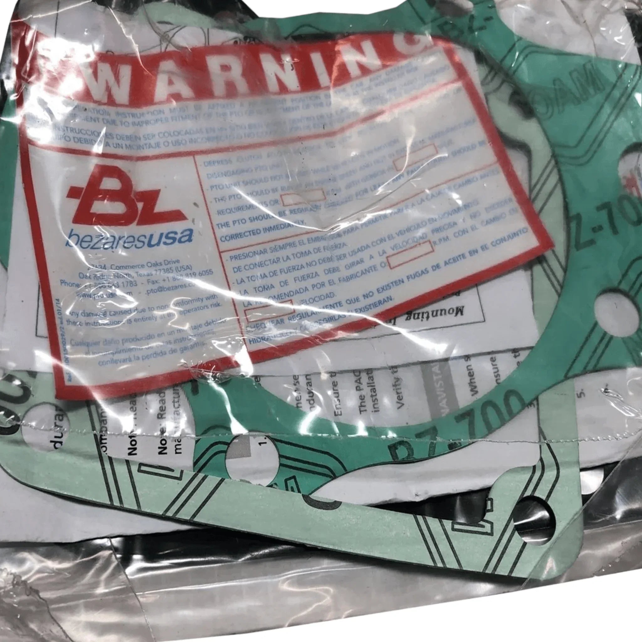 PT8510XJN751RK Bezares Heavy Duty Deep Mount Pneumatic Endurant 8510 PTO Series