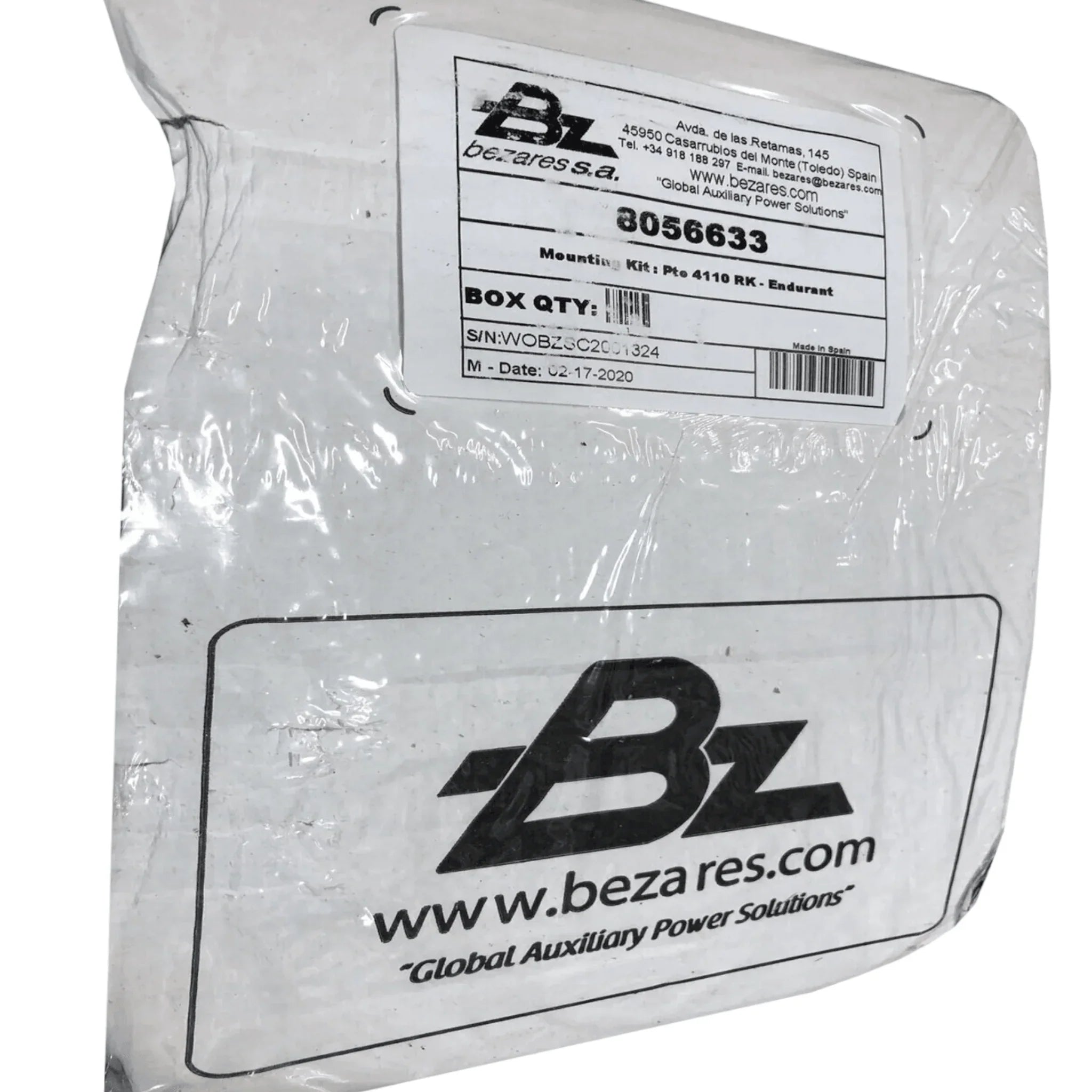 PT8510XJN751RK Bezares Heavy Duty Deep Mount Pneumatic Endurant 8510 PTO Series