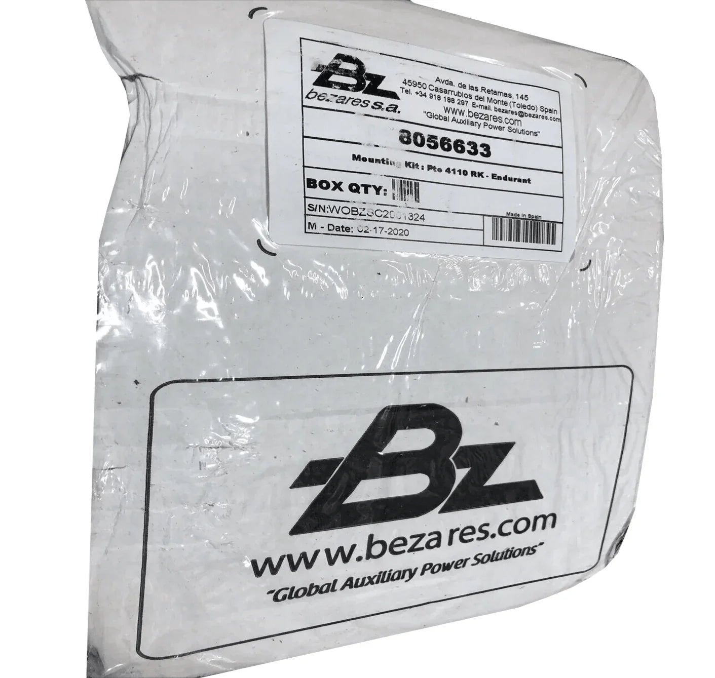 PT8510XJN751RK Bezares Heavy Duty Deep Mount Pneumatic Endurant 8510 PTO Series