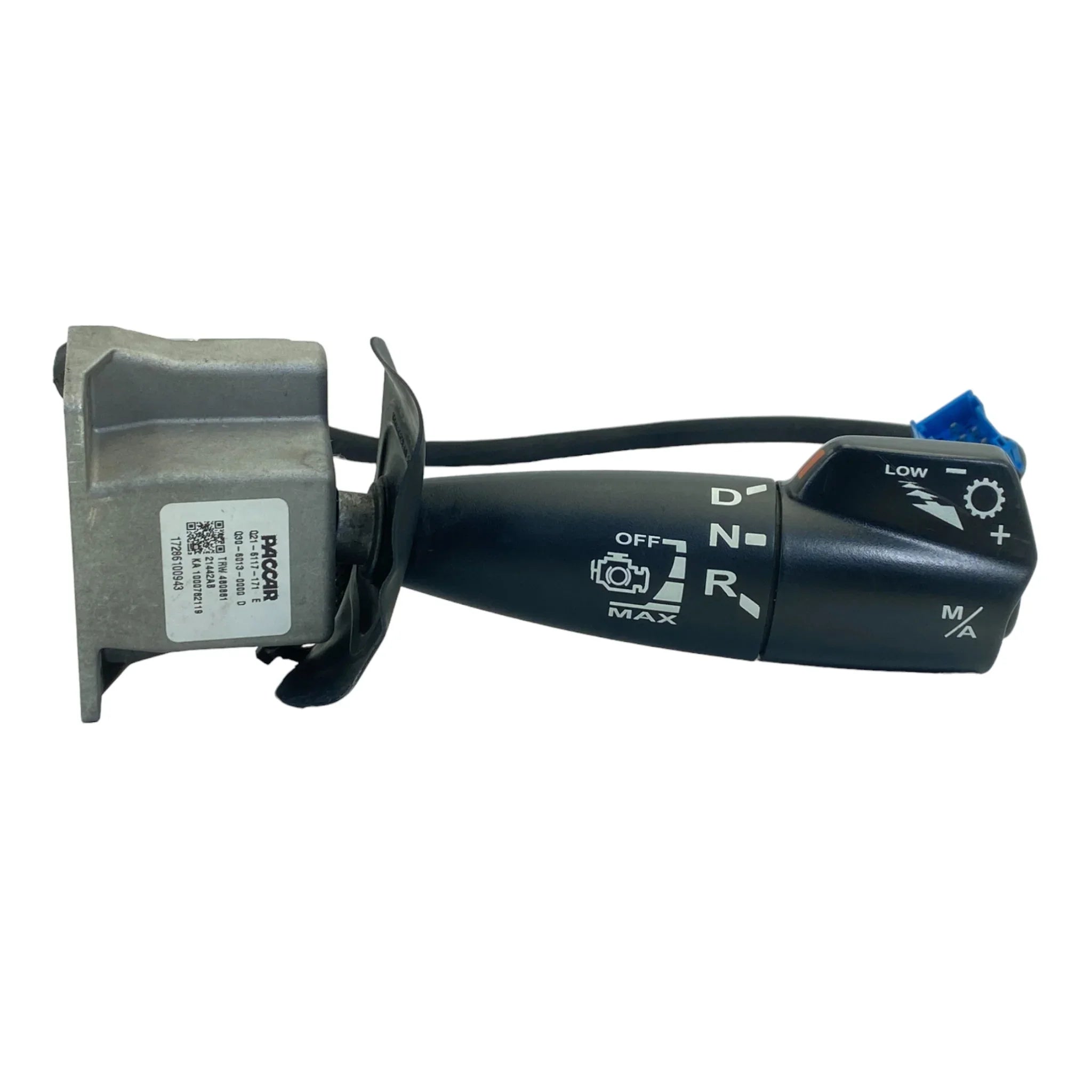 Q21-6117-181 Genuine Paccar Shift Control - Rnd 4Pos Eng Brk Used