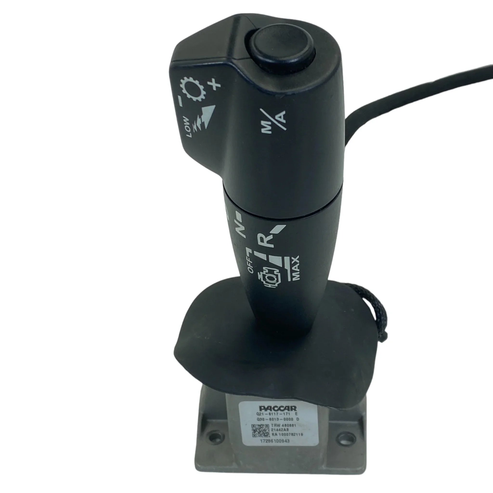 Q21-6117-181 Genuine Paccar Shift Control - Rnd 4Pos Eng Brk Used