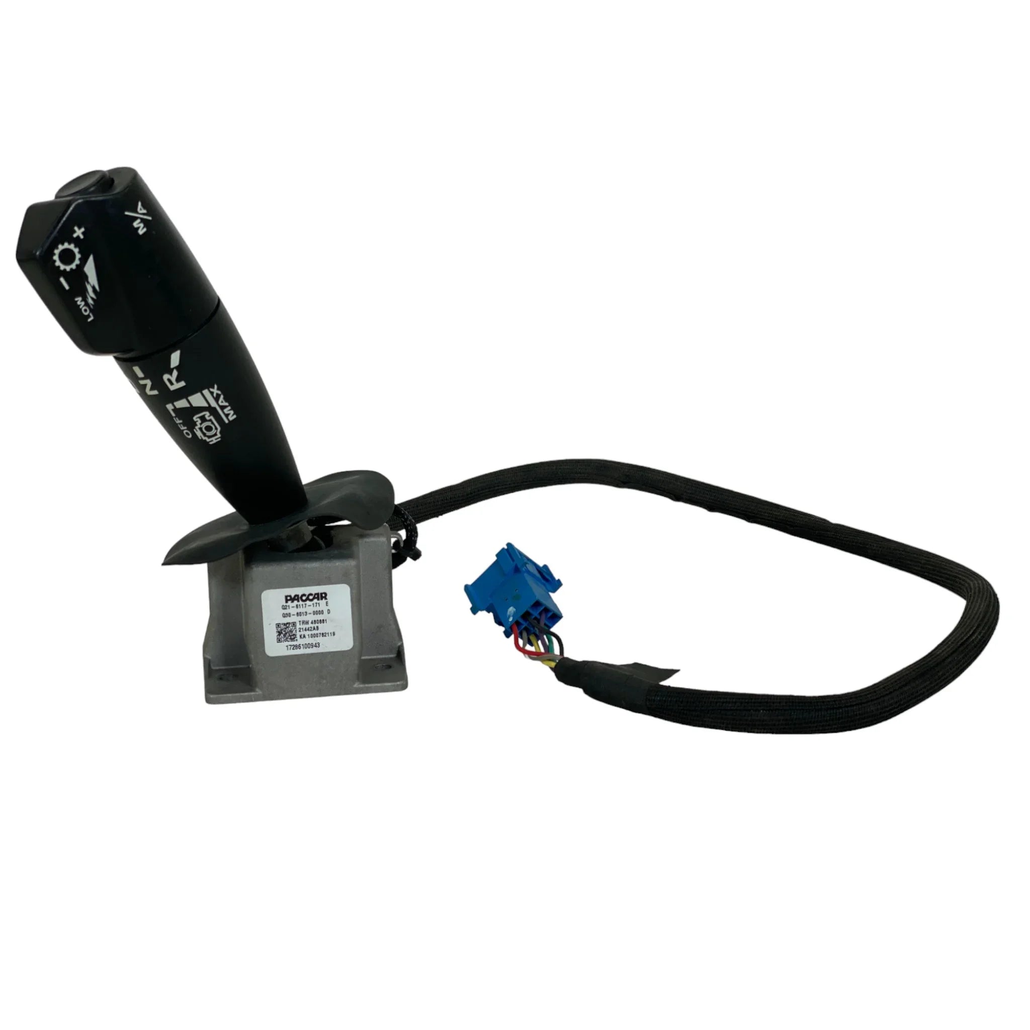 Q21-6117-181 Genuine Paccar Shift Control - Rnd 4Pos Eng Brk Used