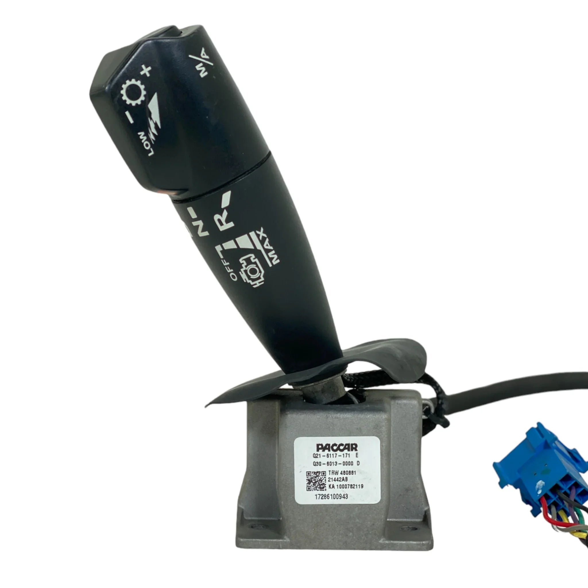 Q21-6117-181 Genuine Paccar Shift Control - Rnd 4Pos Eng Brk Used