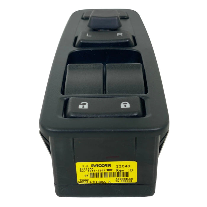 Q27-6081-2203 Genuine Paccar Window Drivers Side Switch Module