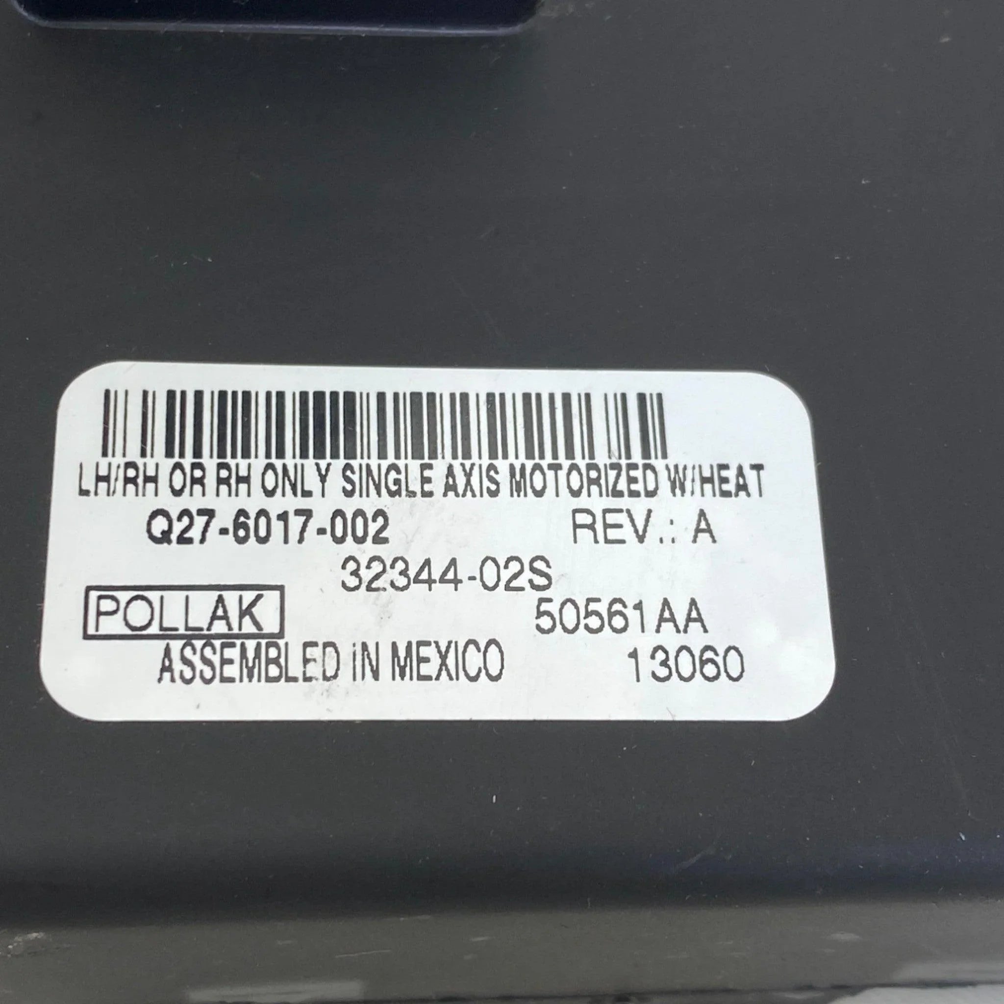 Q276017002 Paccar Mirror Control Module Peterbilt Kenworth