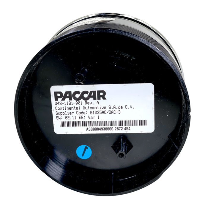 Q43-1181-001 Genuine Paccar Tachometer Gauge Up to 3000 RPM - ADVANCED TRUCK PARTS