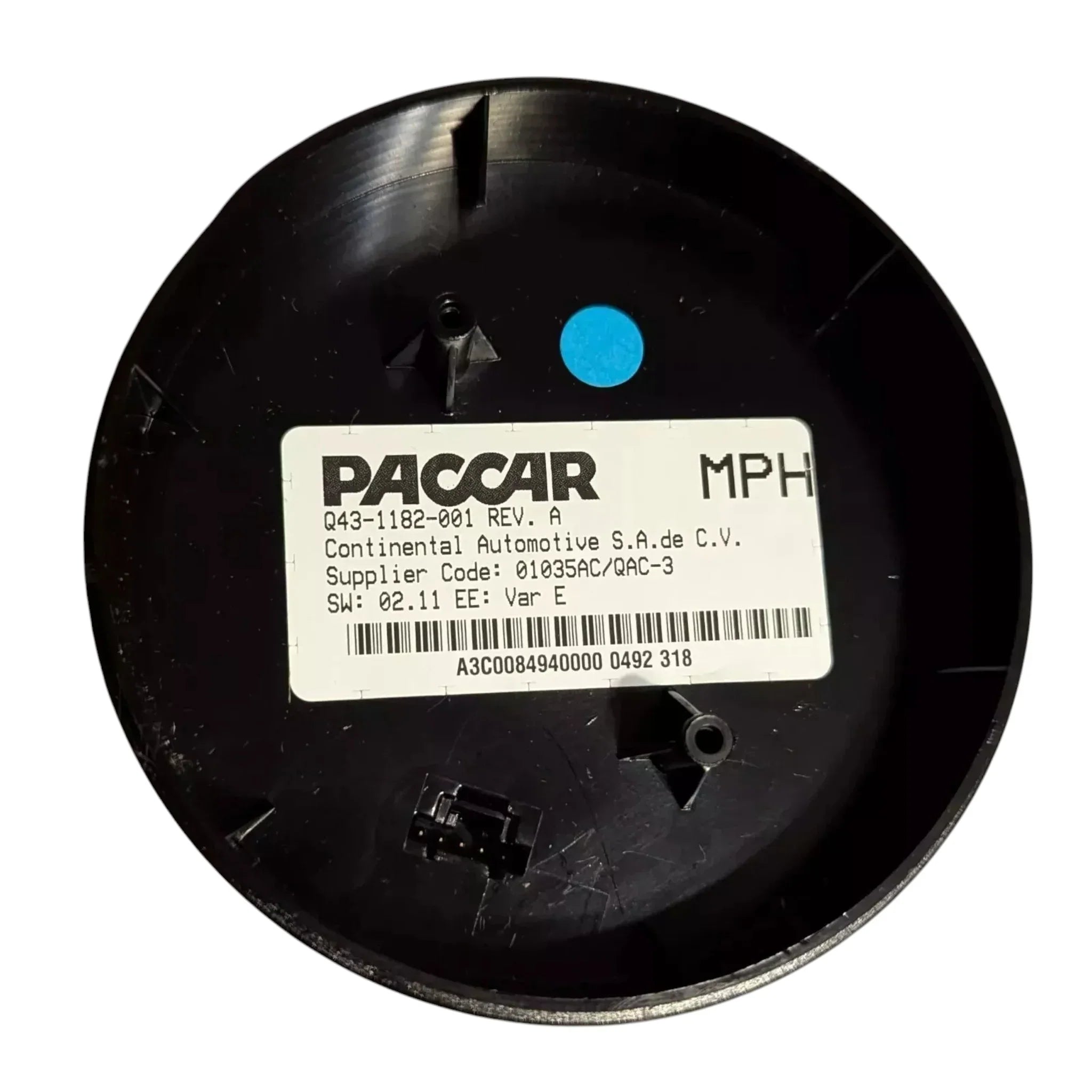 Q43-1182-001 Genuine Paccar Speedometer Gauge