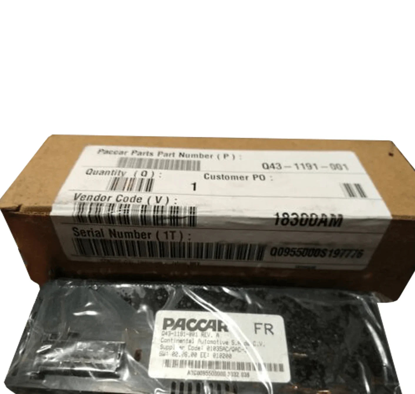 Q43-1191-001 Genuine Paccar Gauge -Display Driver Warning Information