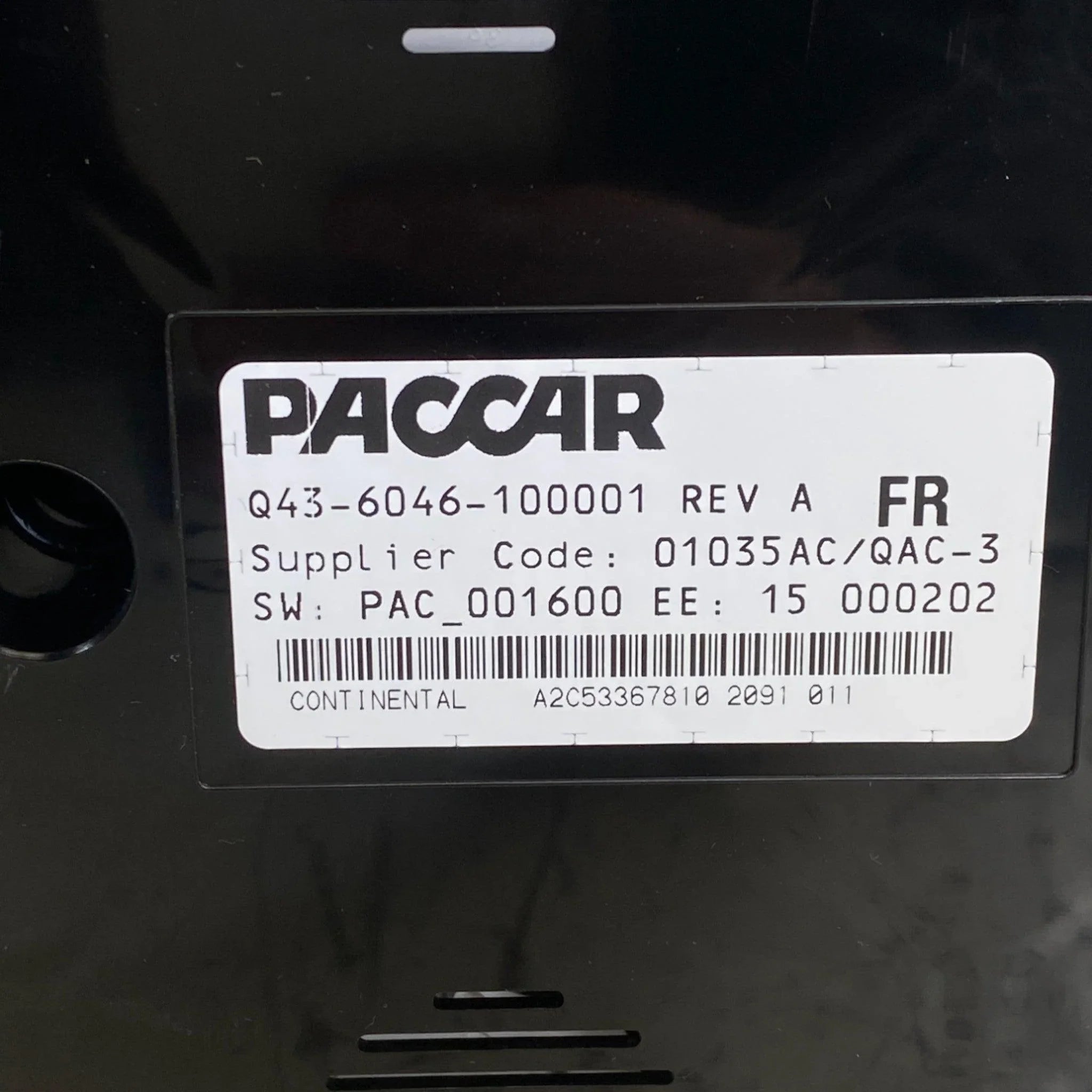 Q43-6046-100001 Genuine Paccar Instrument Cluster