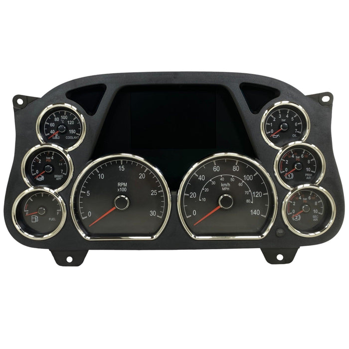 Q43-6057-6-3-111C Genuine Paccar Instrument Cluster Chrome Bezel - ADVANCED TRUCK PARTS