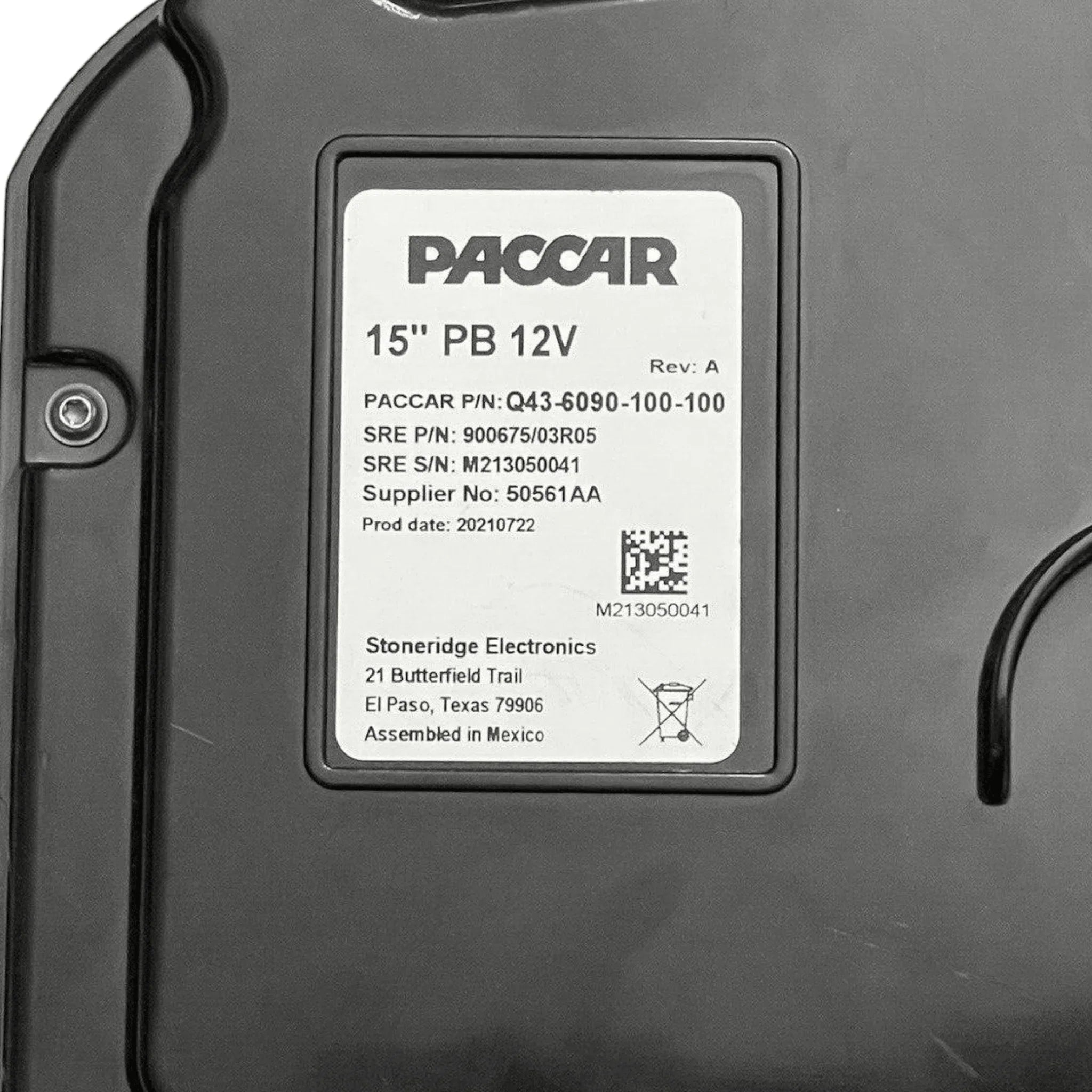 Q43-6090-100-100 Genuine Paccar Driver Digital Display Cluster For Peterbilt