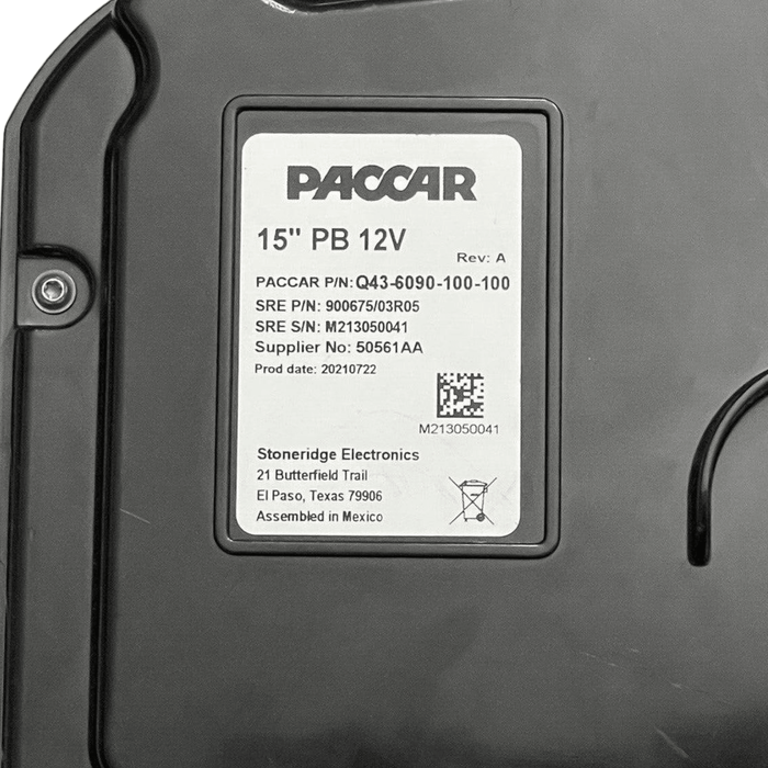 Q43-6090-100-100 Genuine Paccar Driver Digital Display Cluster For Peterbilt - ADVANCED TRUCK PARTS