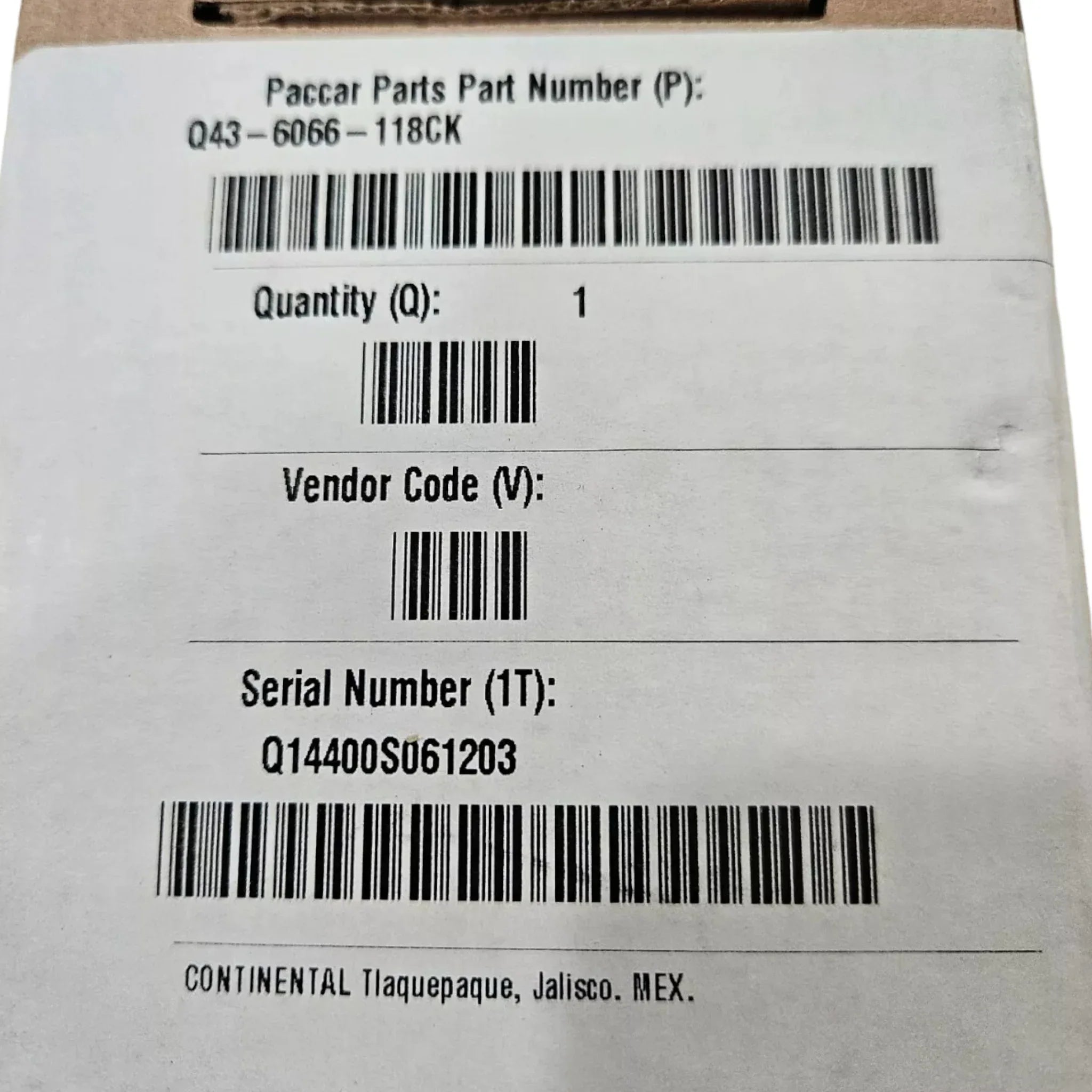 Q436002123C Genuine Paccar Fuel Level Gauge Kit