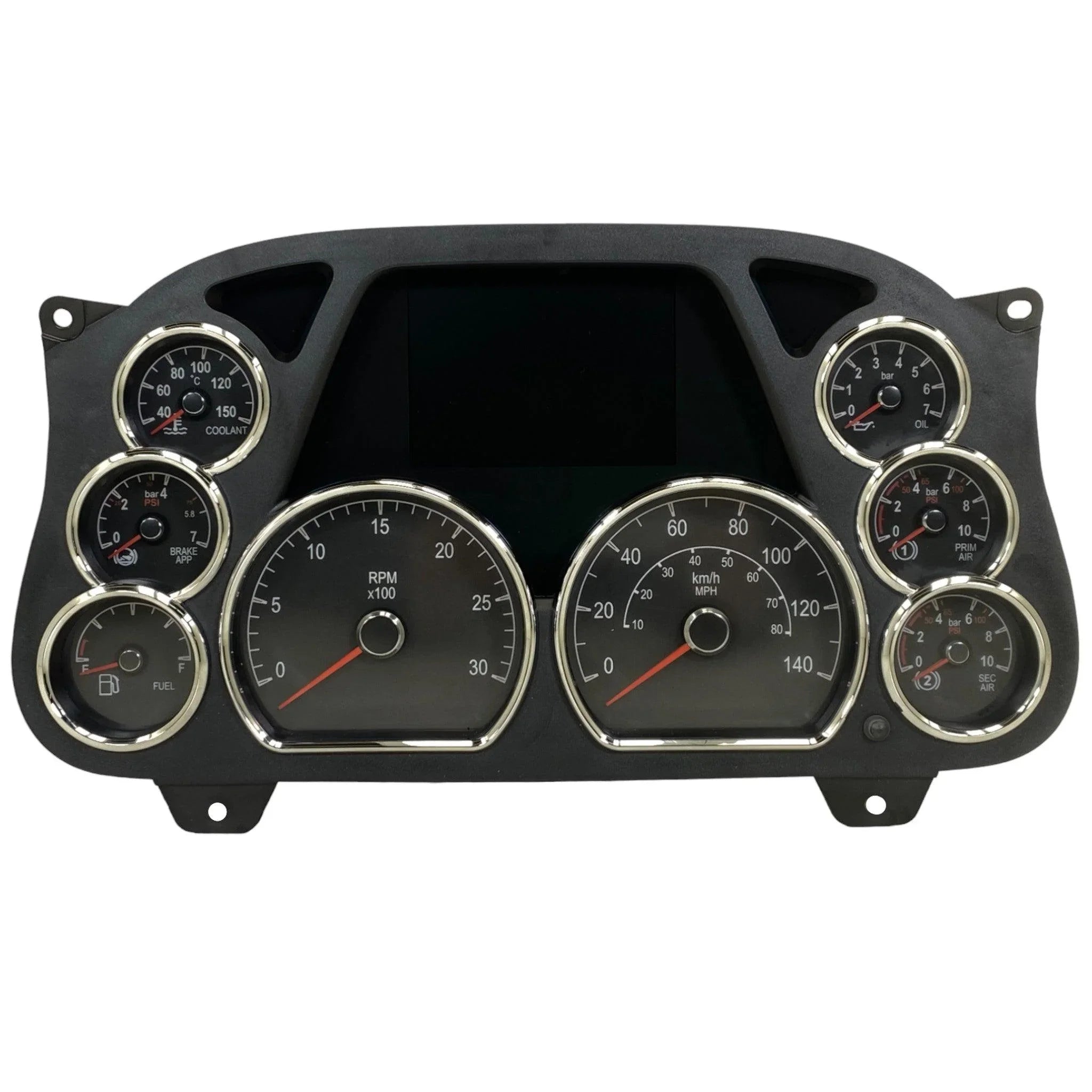 Q43605763111C Genuine Paccar Instrument Cluster Chrome Bezel