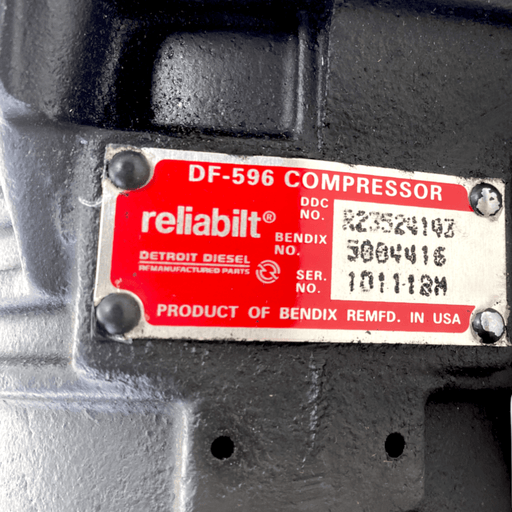 R23524143 Genuine Detroit Diesel Air Compressor 28 Cfm For Dd Series 60 - ADVANCED TRUCK PARTS