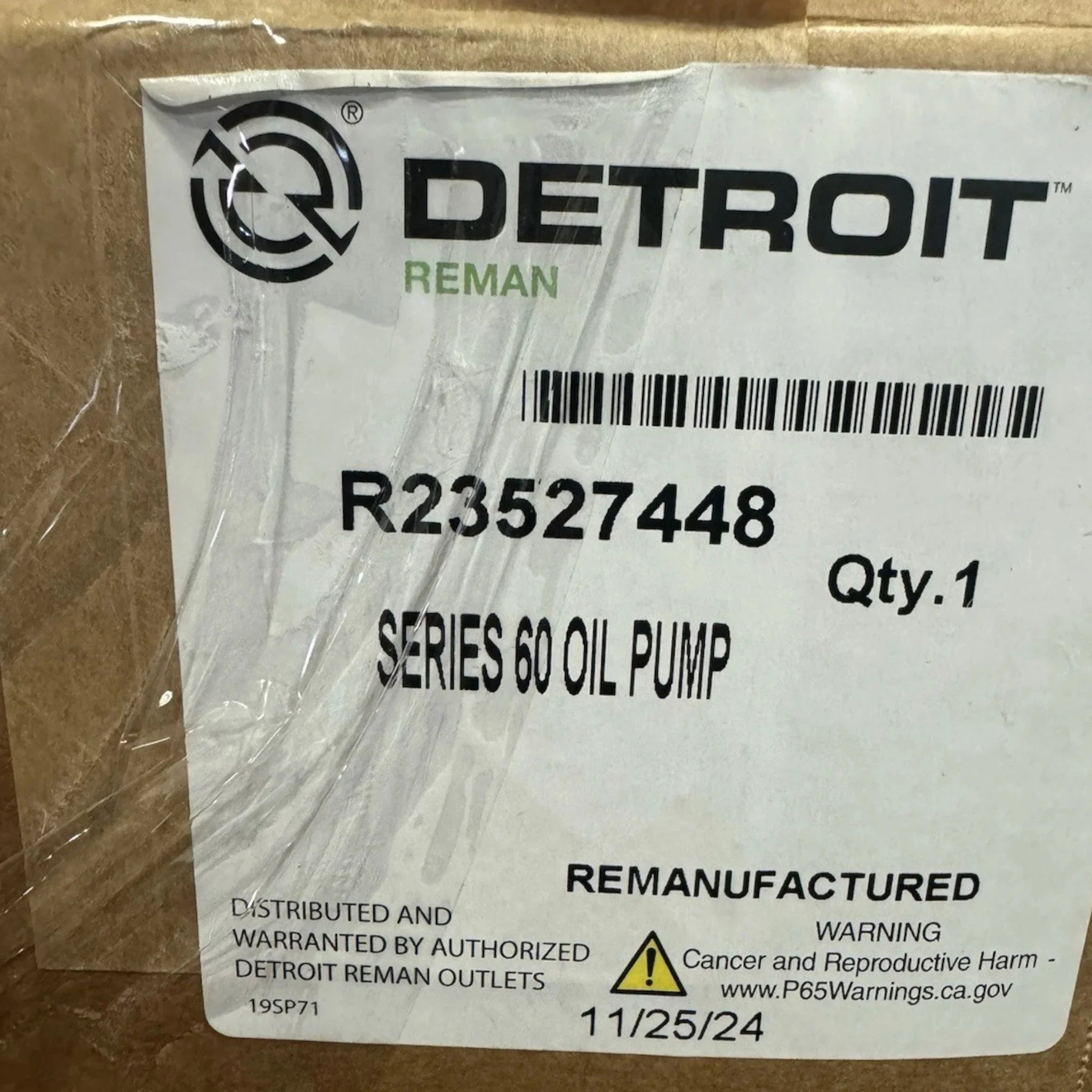 R23527448 Genuine Detroit Diesel Oil Pump