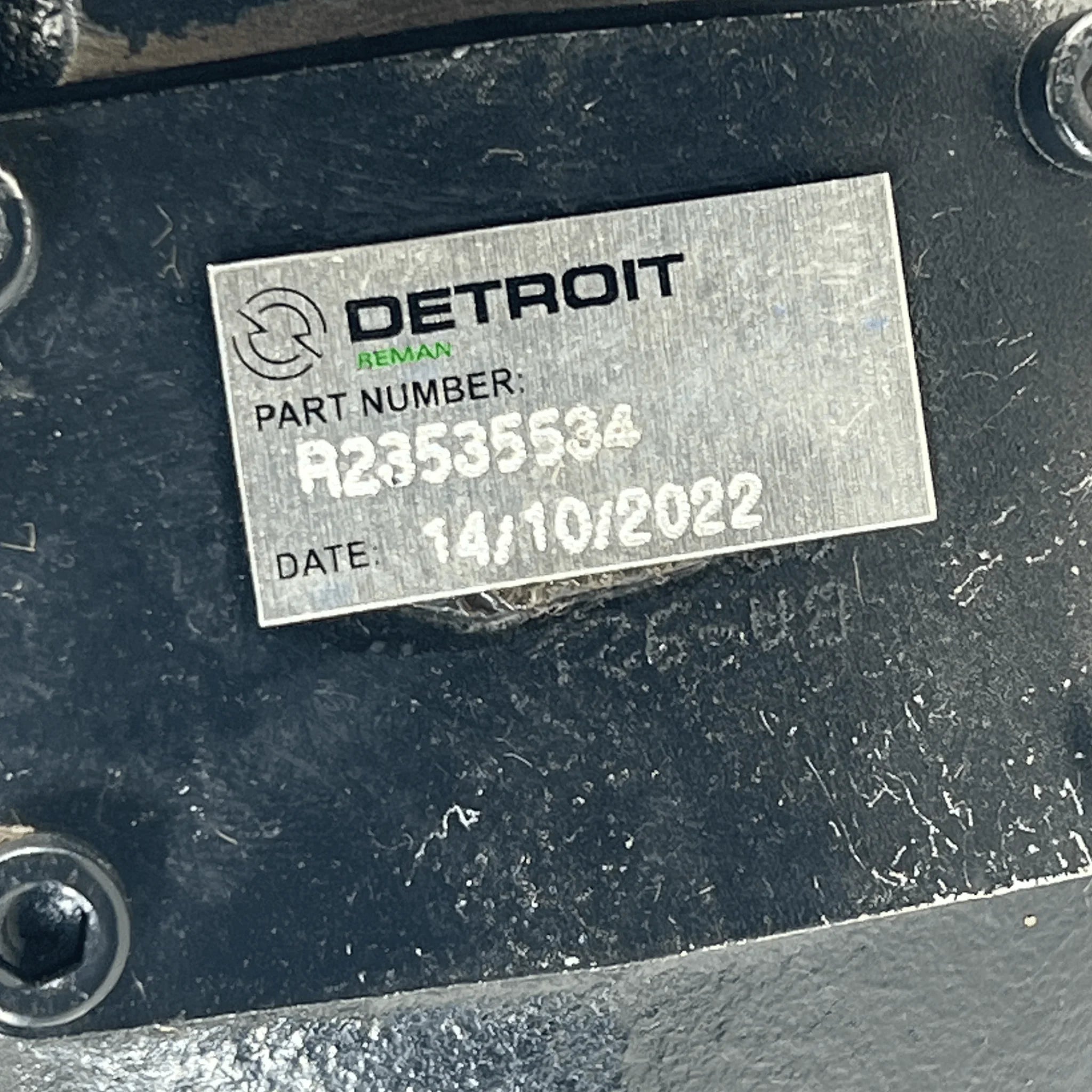 R23535534 Genuine Detroit Diesel Air Compressor Ba-921 For 60 Series