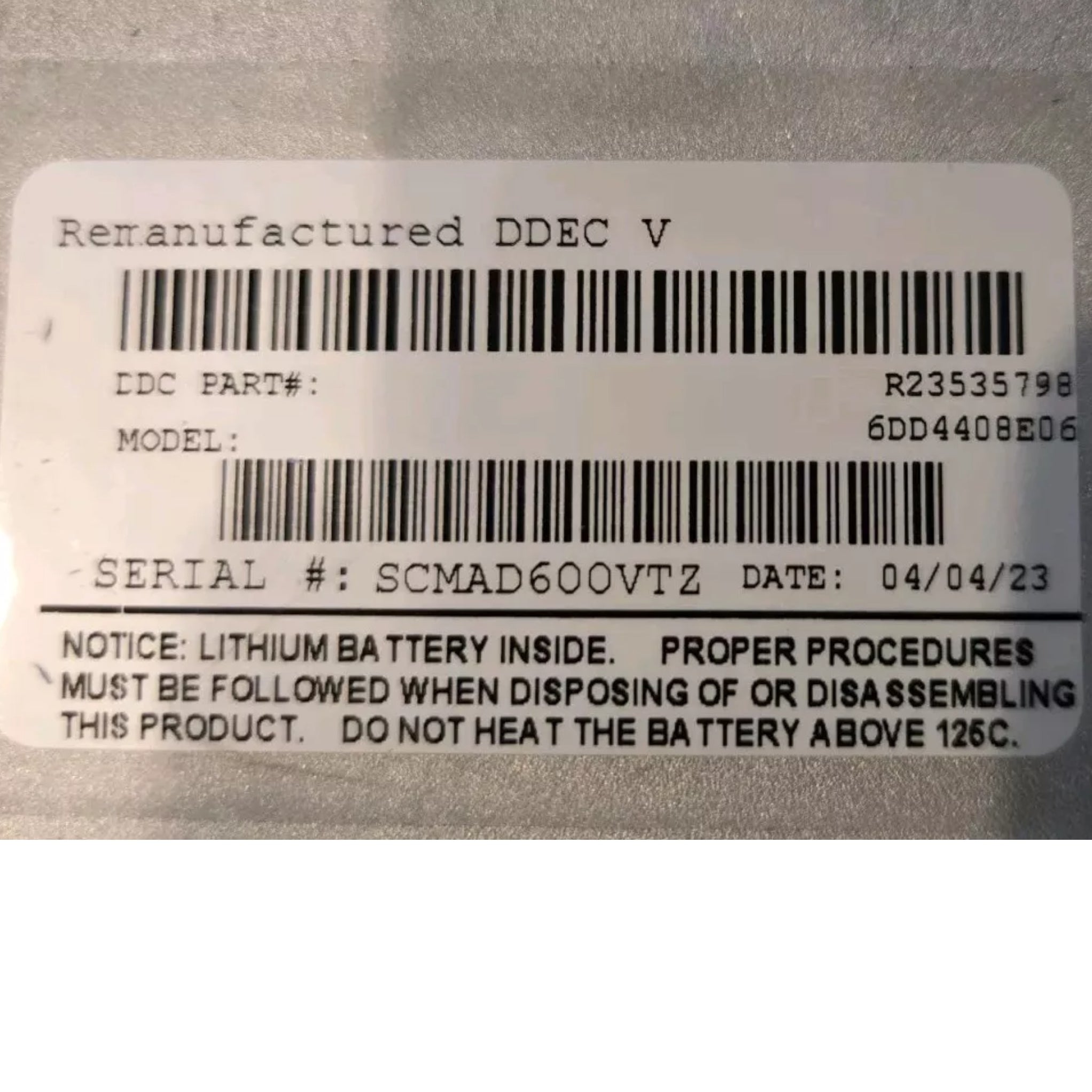 R23535798 Genuine Detroit Diesel Engine Control Module — ADVANCED TRUCK ...