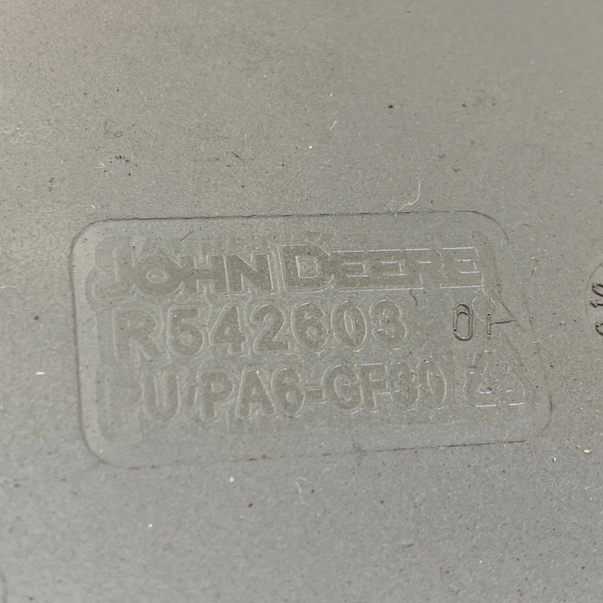 R542603 Genuine John Deere Command Arm Top Cushion