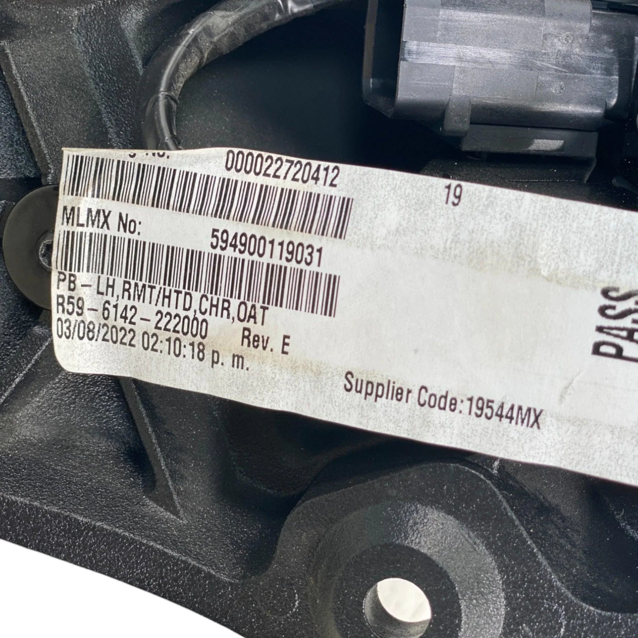 R596142222000 Genuine Peterbilt Mirror Assembly Lh