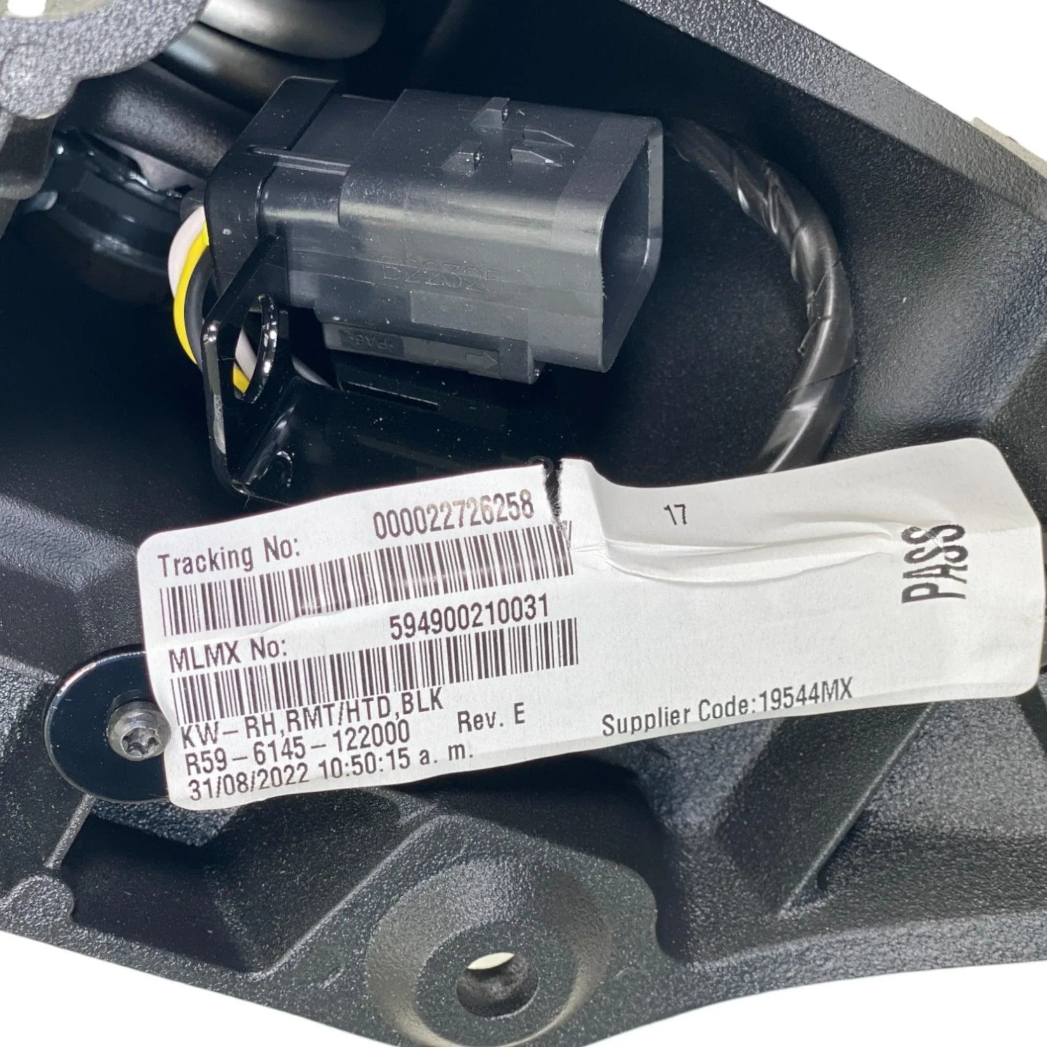 R596145122000 Genuine Kenworth Right Door Outer Mirror Assembly