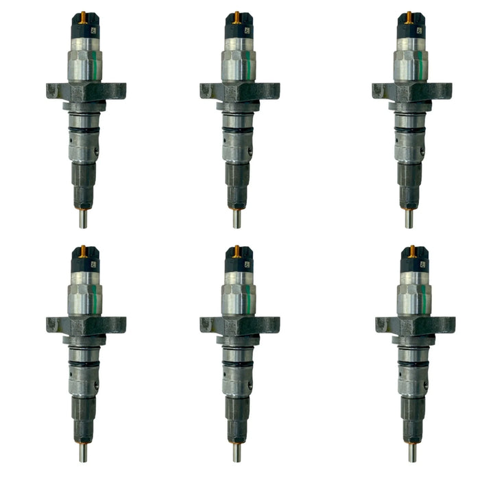 5135790ab Genuine Mopar Fuel Injectors Set Of 6 For 2004-2009 5.9L