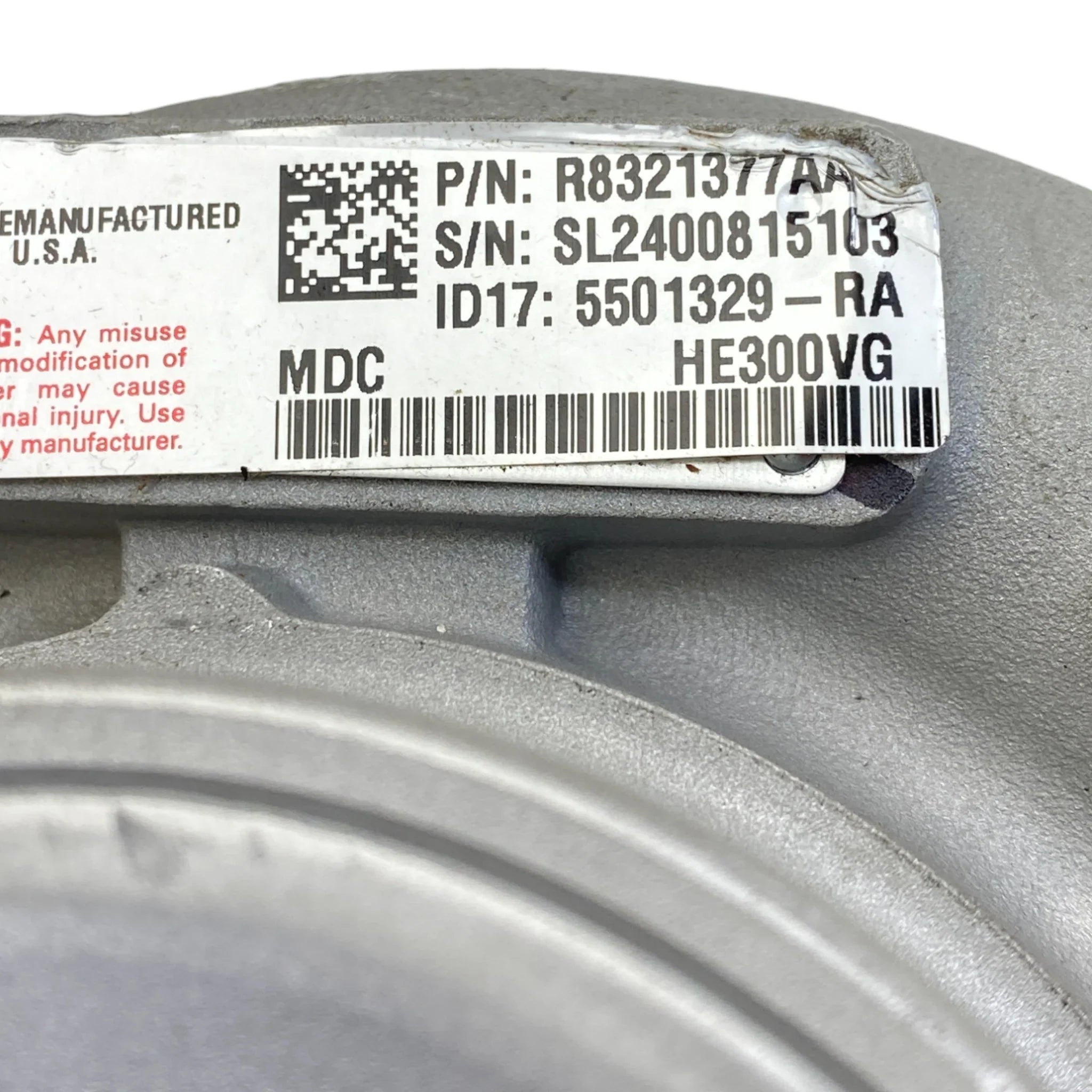 R8321377Aa Genuine Mopar Turbocharger With Actuator He300Vg For Dodge 6.7