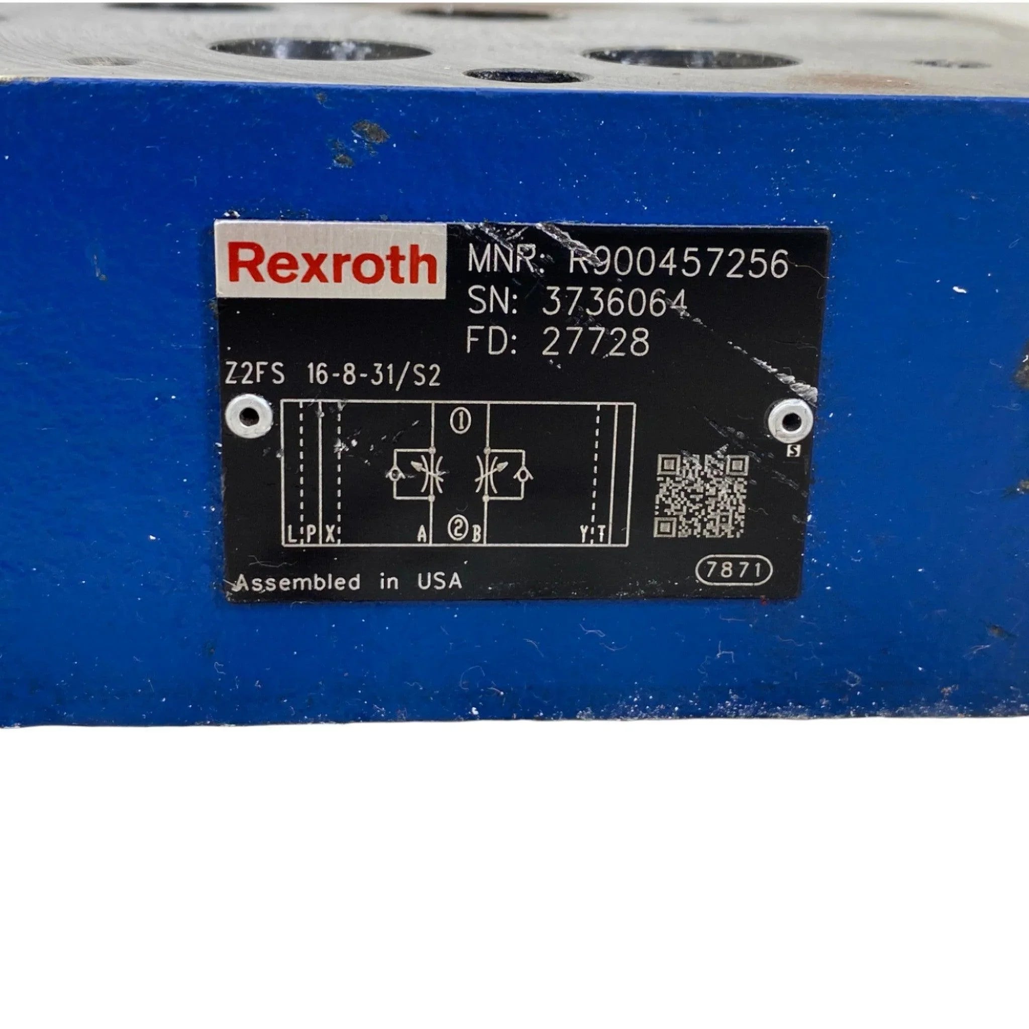 R900457256 Genuine Rexroth Throttle Check Valve
