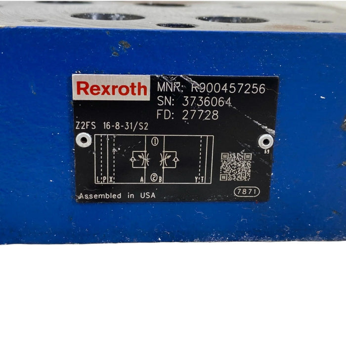 R900457256 Genuine Rexroth Throttle Check Valve