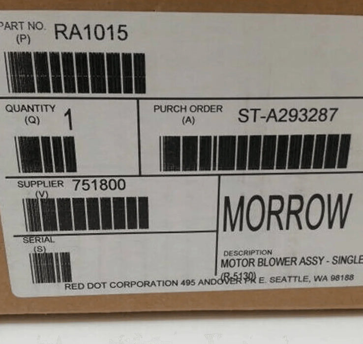 Ra1015 Red Dot Blower Motor Assembly R-5130