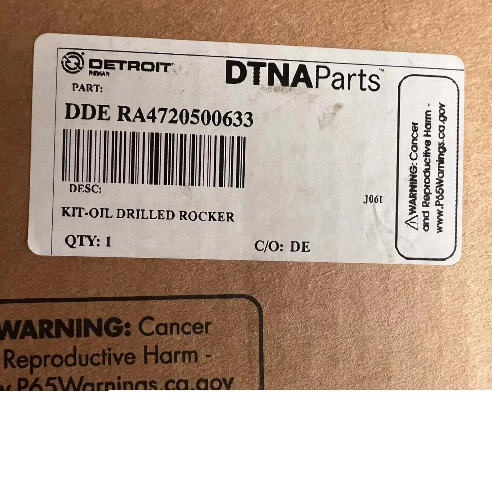 E23565246 Genuine Detroit Diesel Oil Drilled Rocker Kit