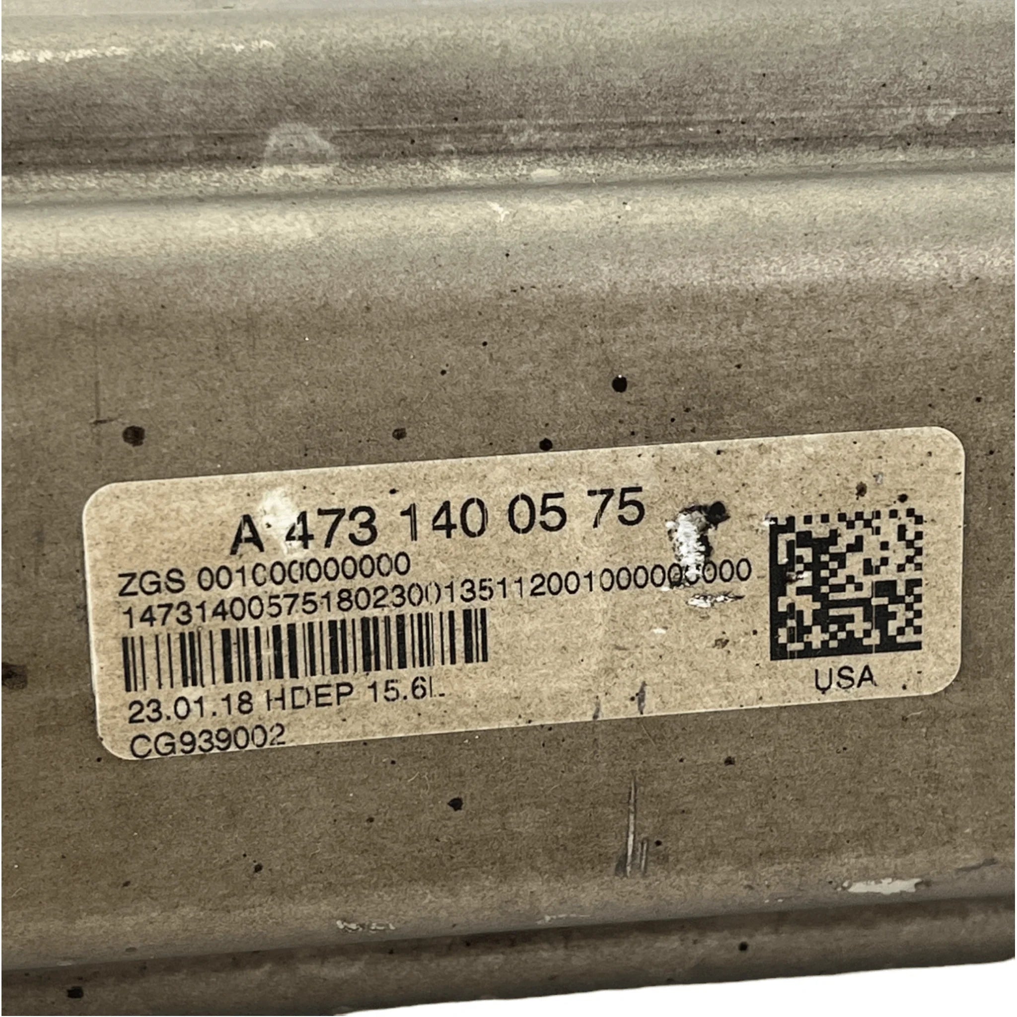 RA4731400575 Genuine Detroit Diesel Egr Cooler For Detroit Diesel Dd15 2015-2020 Used