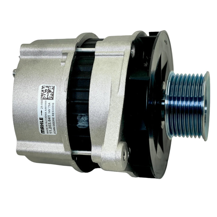 RE533516 Genuine John Deere Alternator 12V 75A