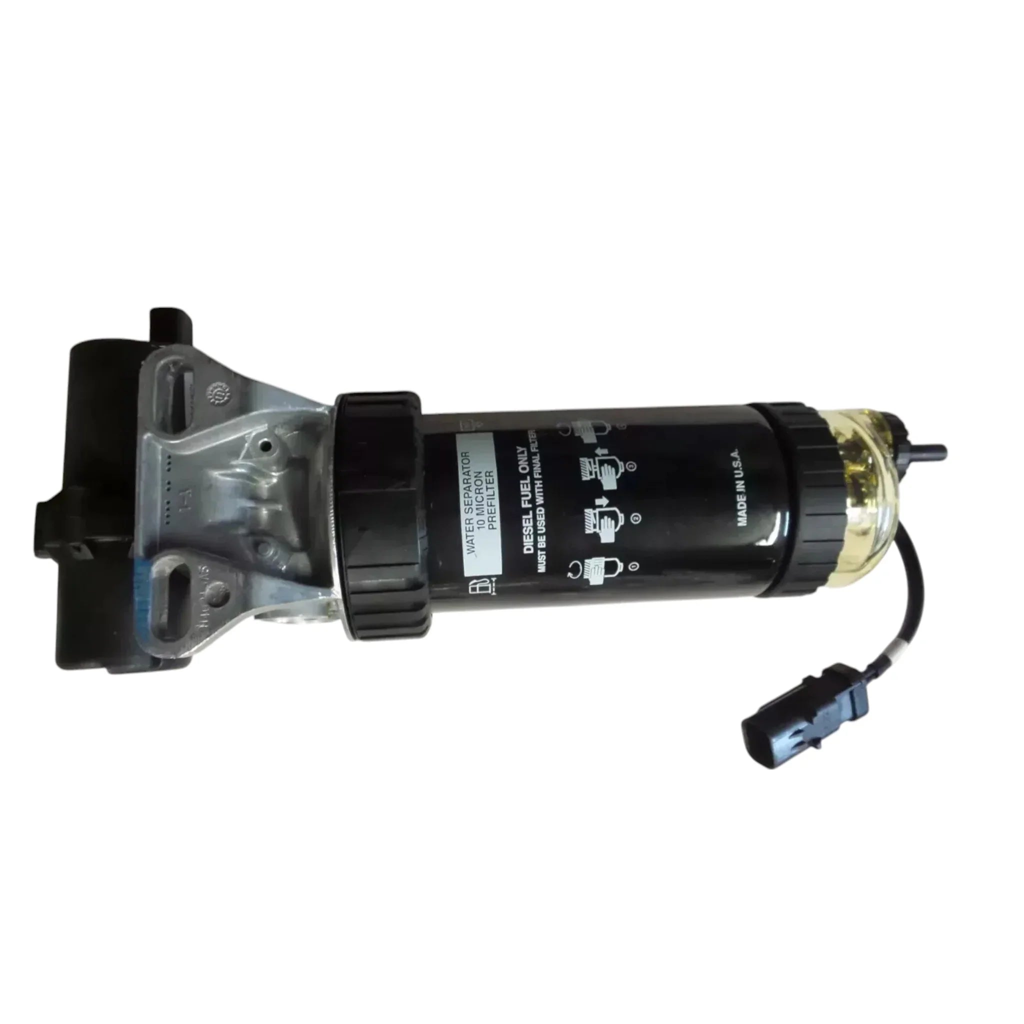 RE541921 Genuine John Deere Fuel Filter Assembly with Water In Fuel Sensor 12V