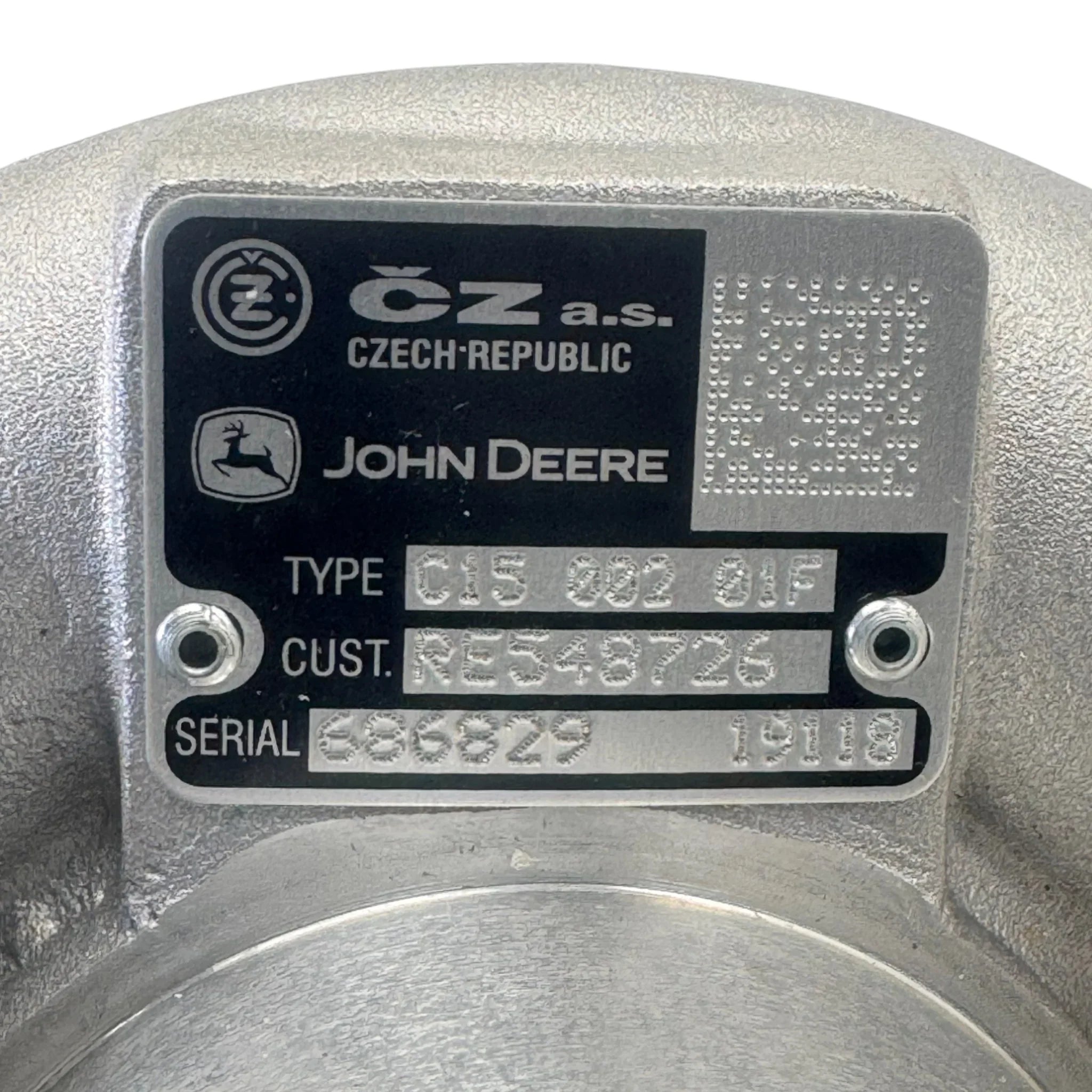 RE548726 Genuine John Deere Turbocharger