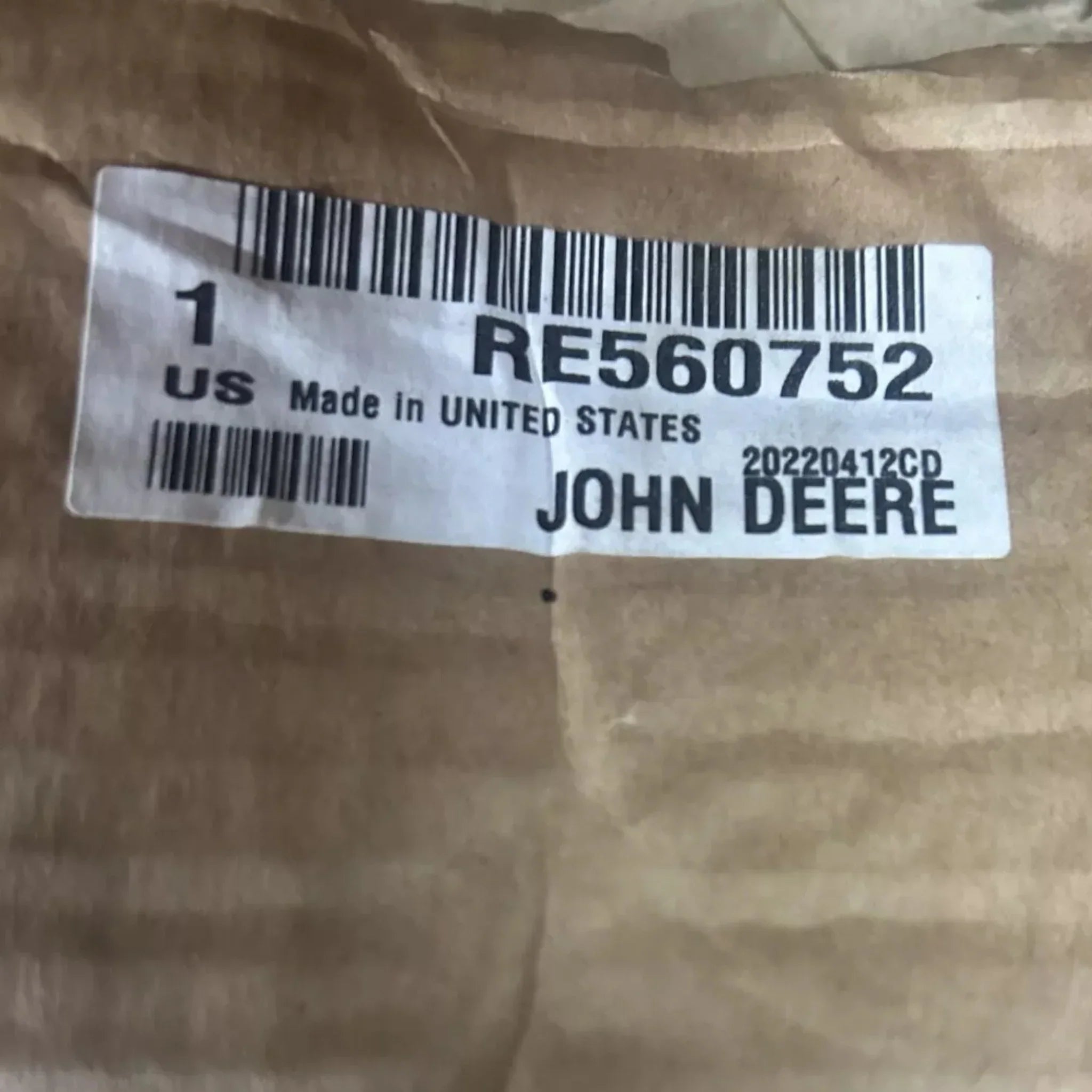 RE560752 Genuine John Deere Oil Cooler