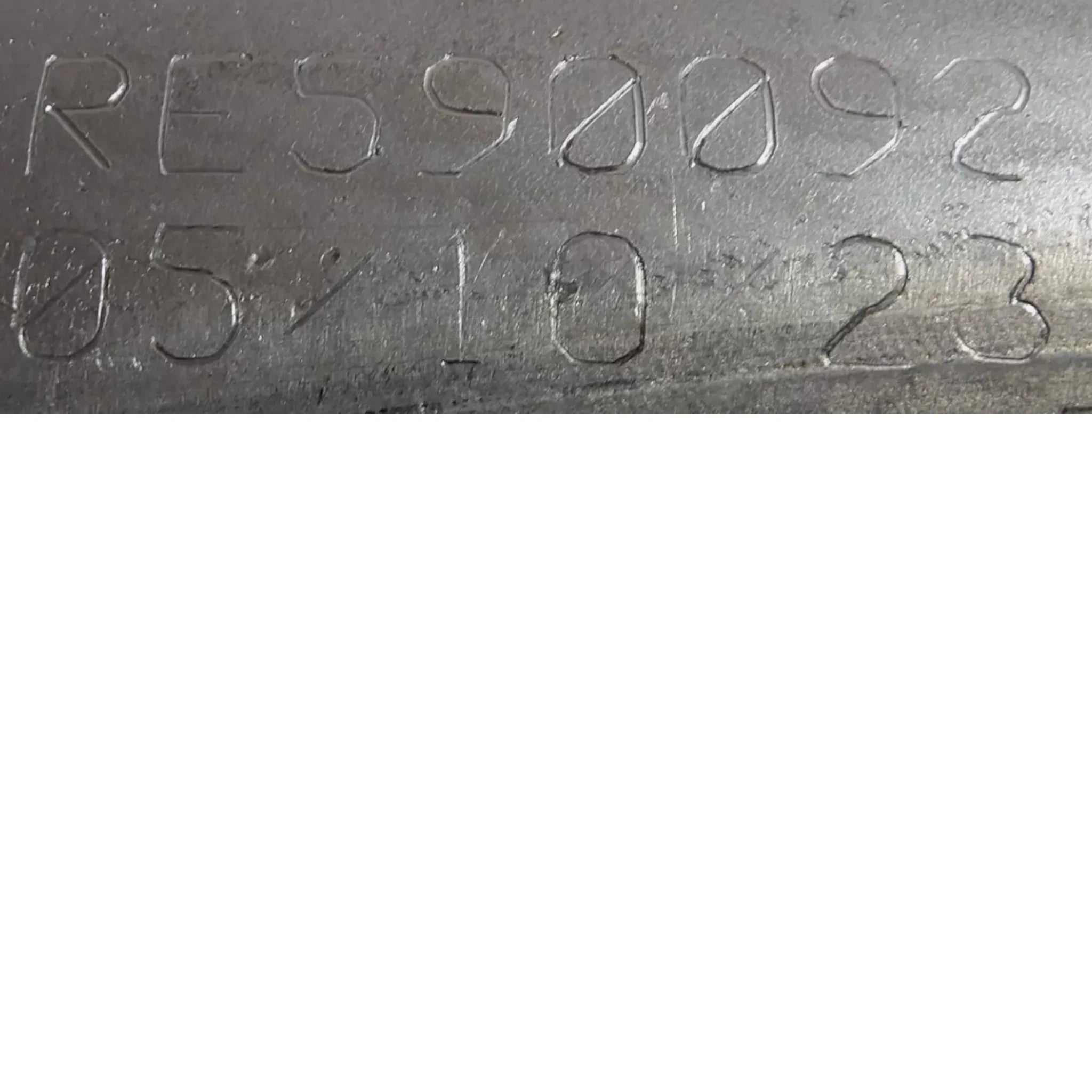 RE590092 John Deere Flexible Elbow Exhaust Pipe