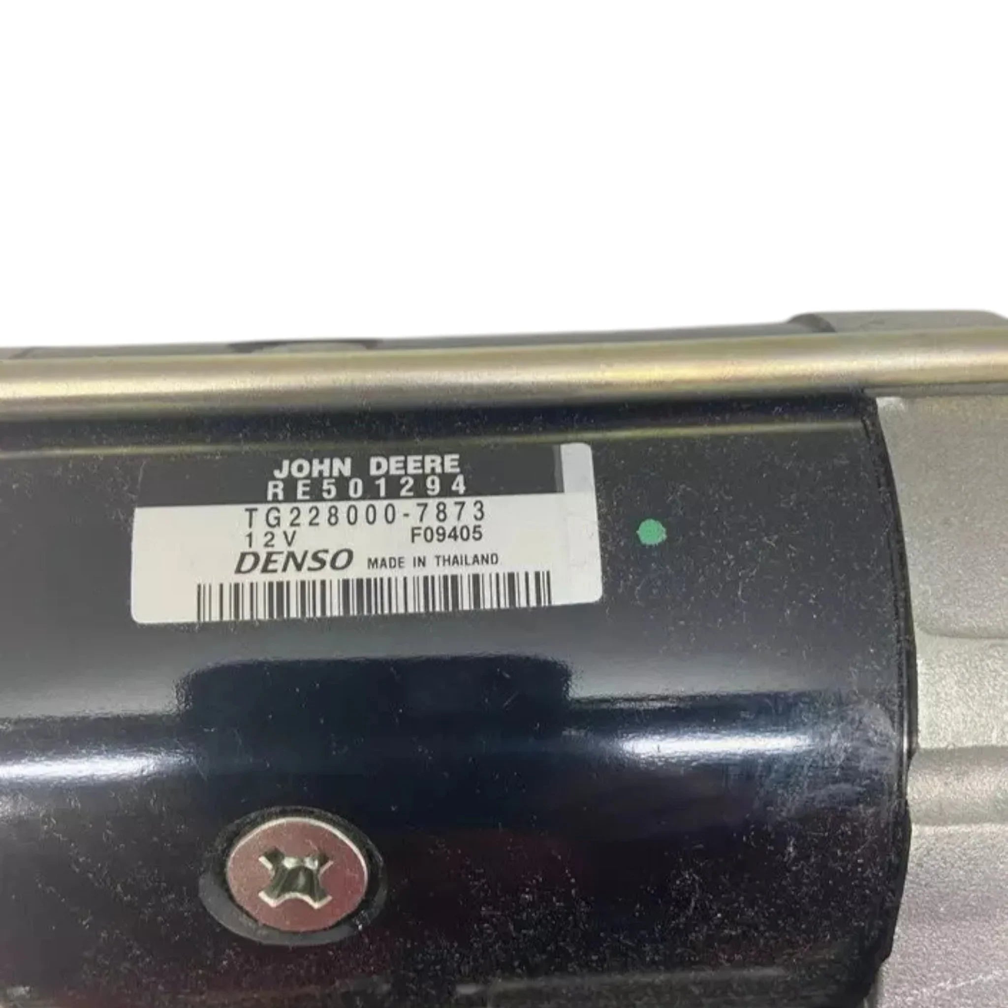 RE70957 Genuine John Deere Starter Motor 12V