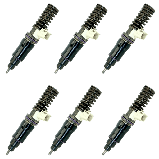 RFE4E00001 Genuine Detroit Diesel Fuel Injectors Set Of 6 - ADVANCED TRUCK PARTS