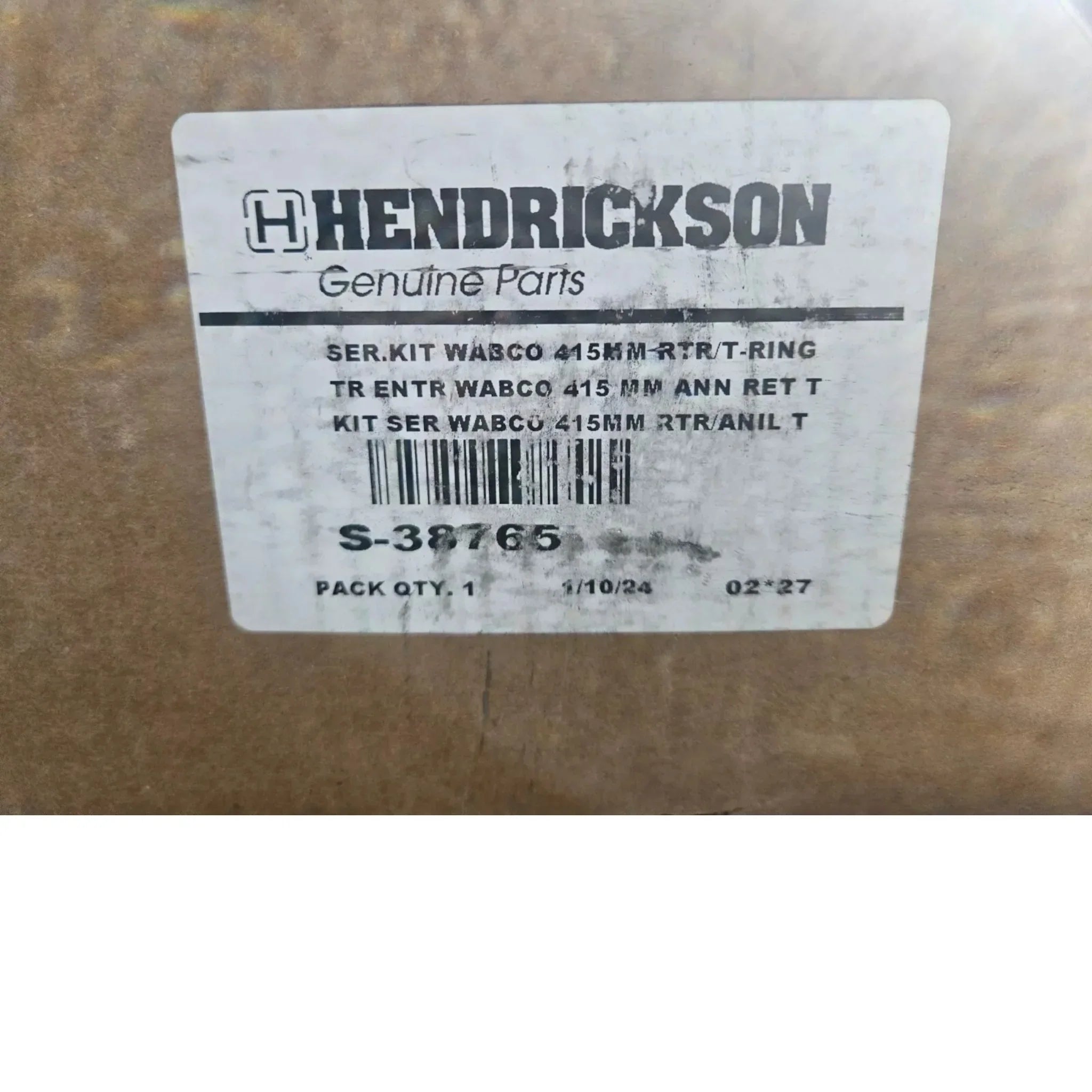 S-38765 Genuine Hendrickson Disc Brake Rotor