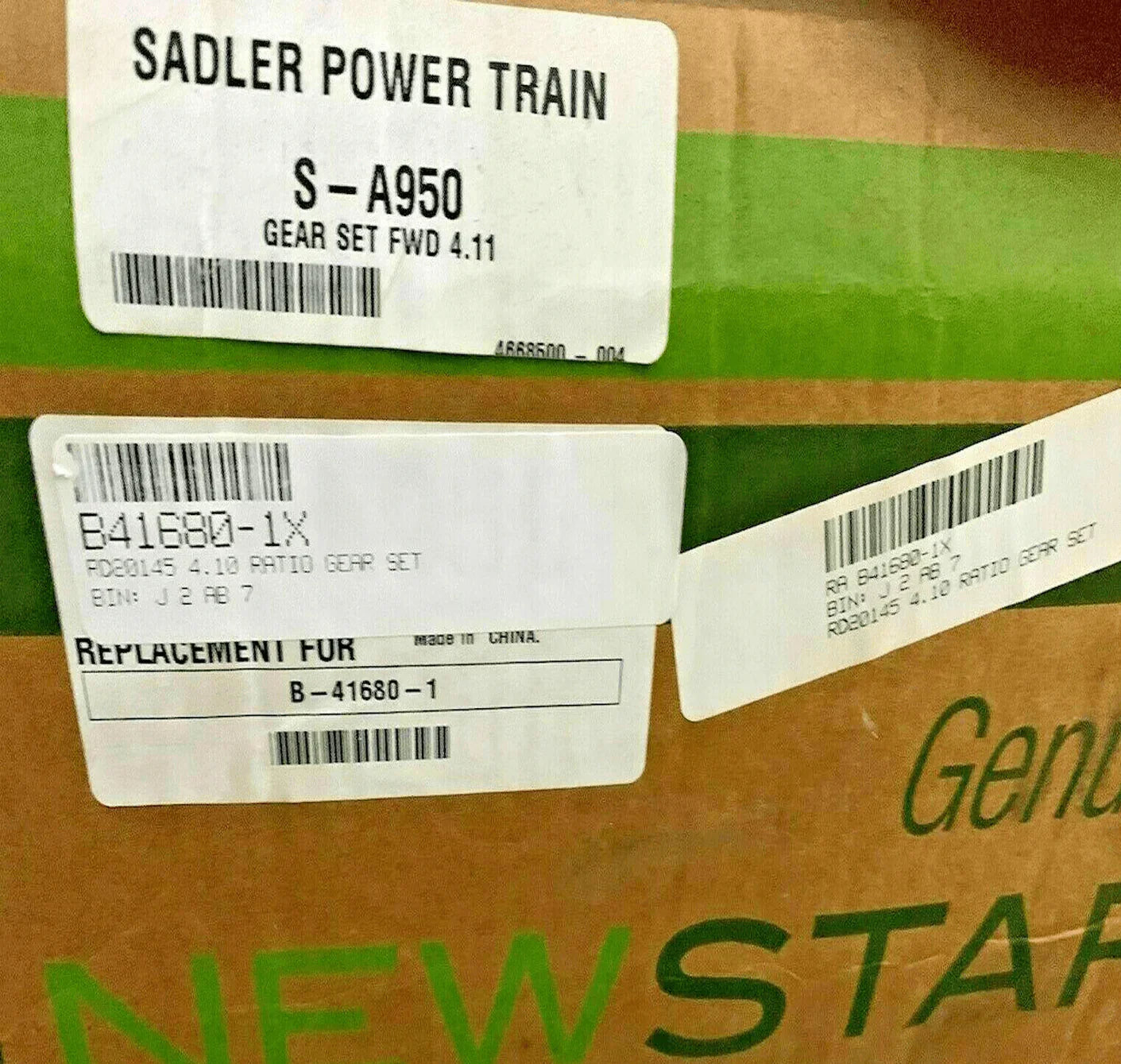 S-A950 Newstar Ratio 4.11 Fwd Ring And Pinion Gears Gear Set B41680-1