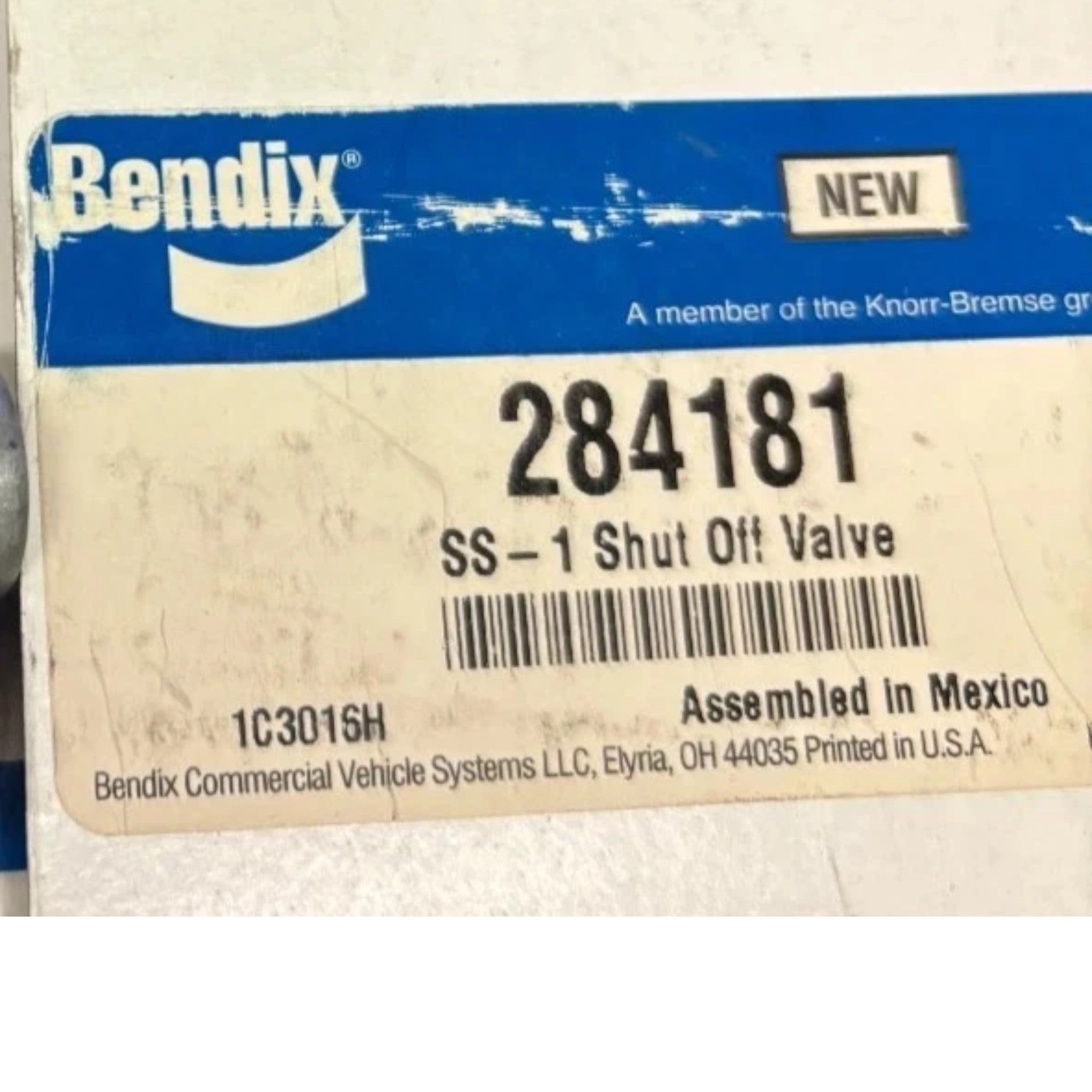 801833 Genuine Bendix Shut Off Valve
