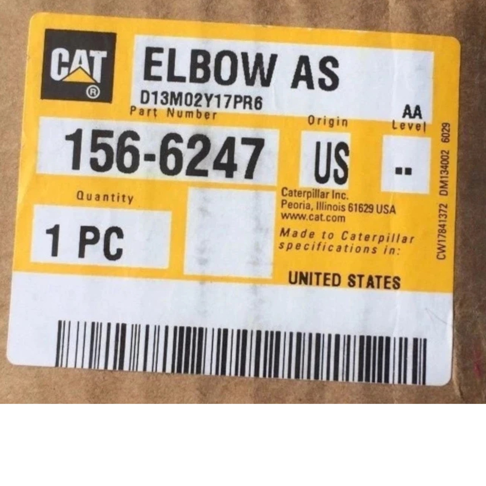 1566247 Genuine Cat Elbow Assembly
