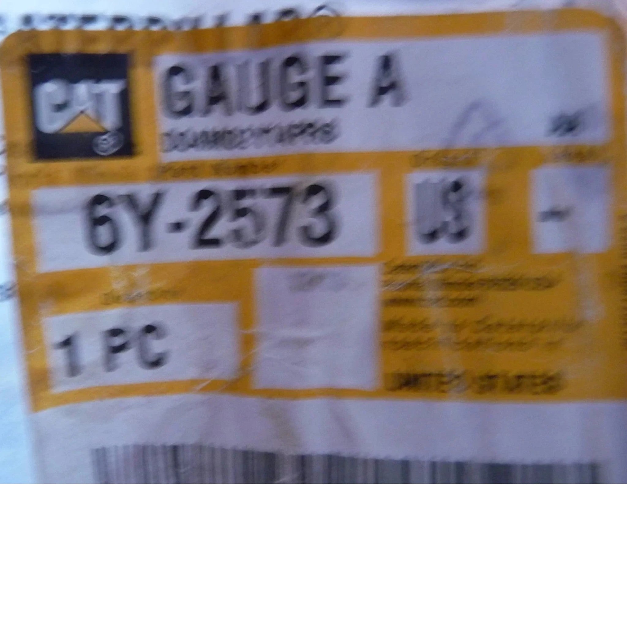 6Y2573 Genuine Cat Drivetrain Oil Level Gauge