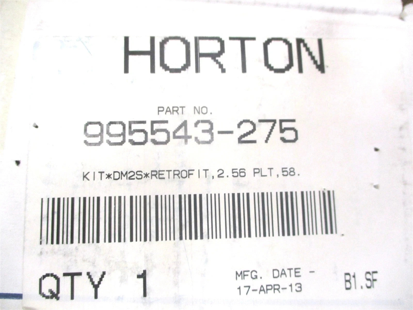 HOR 995543‑275 Genuine Horton Dm Advantage Two Speed Fan Drive Repair Kit